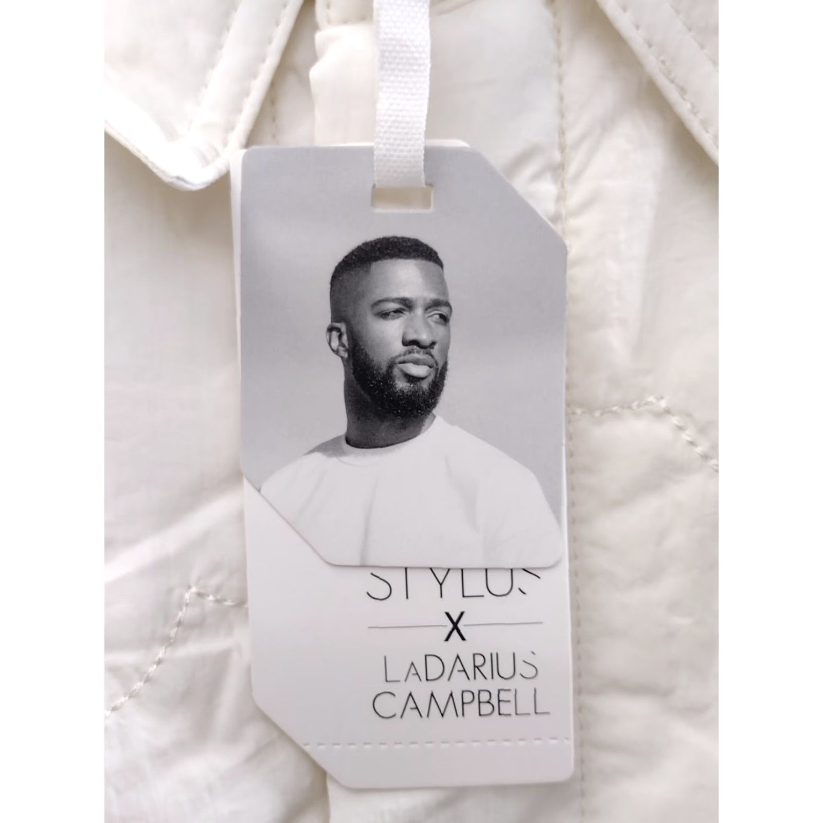 Vintage Stylus x LaDarius Campbell Men's Jacket Casual Rain Coat Short Mid-Length Ivory Pockets XS/S Size US S / EU 44-46 / 1 - 7 Thumbnail
