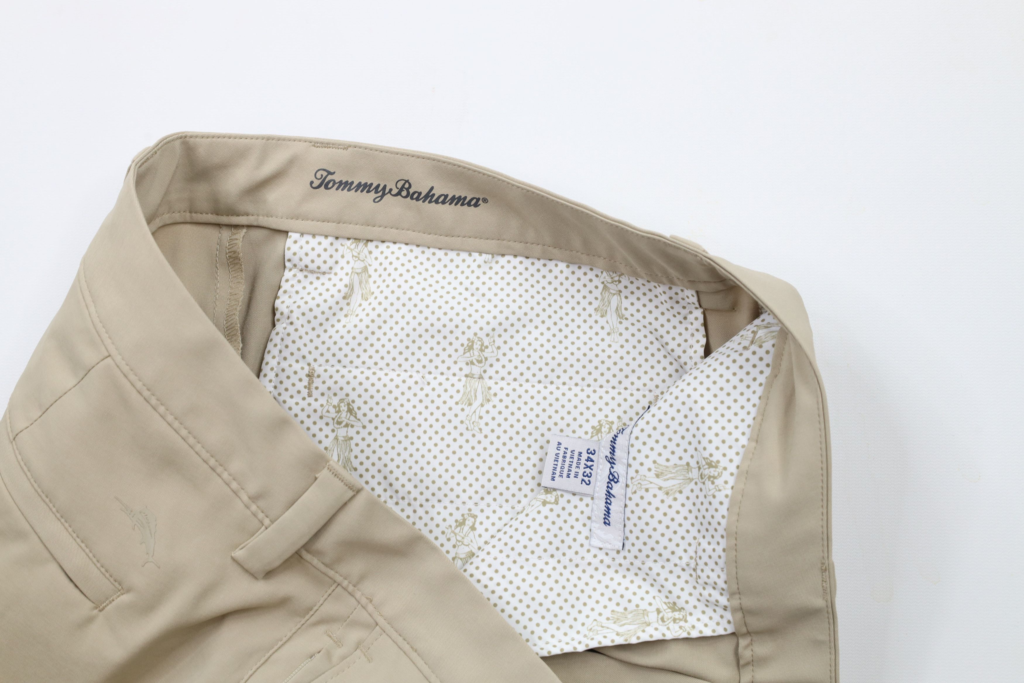 Tommy Bahama × Vintage Tommy Bahama Tech Stretch Chinos Chino Pants Beige Khaki Size US 34 / EU 50 - 6 Thumbnail