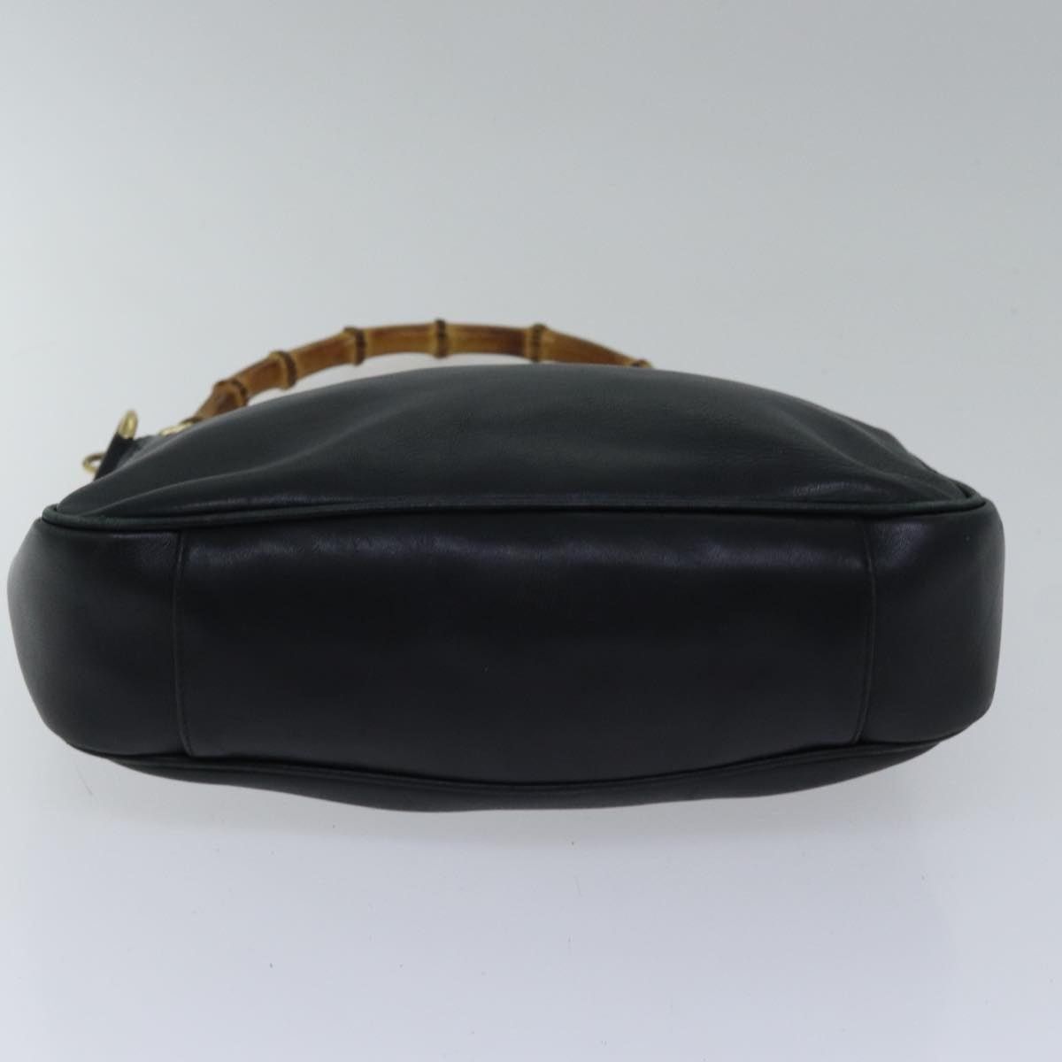 Gucci GUCCI Bamboo Shoulder Bag Leather Black Gold 001 1638 001 Size ONE SIZE - 9 Thumbnail