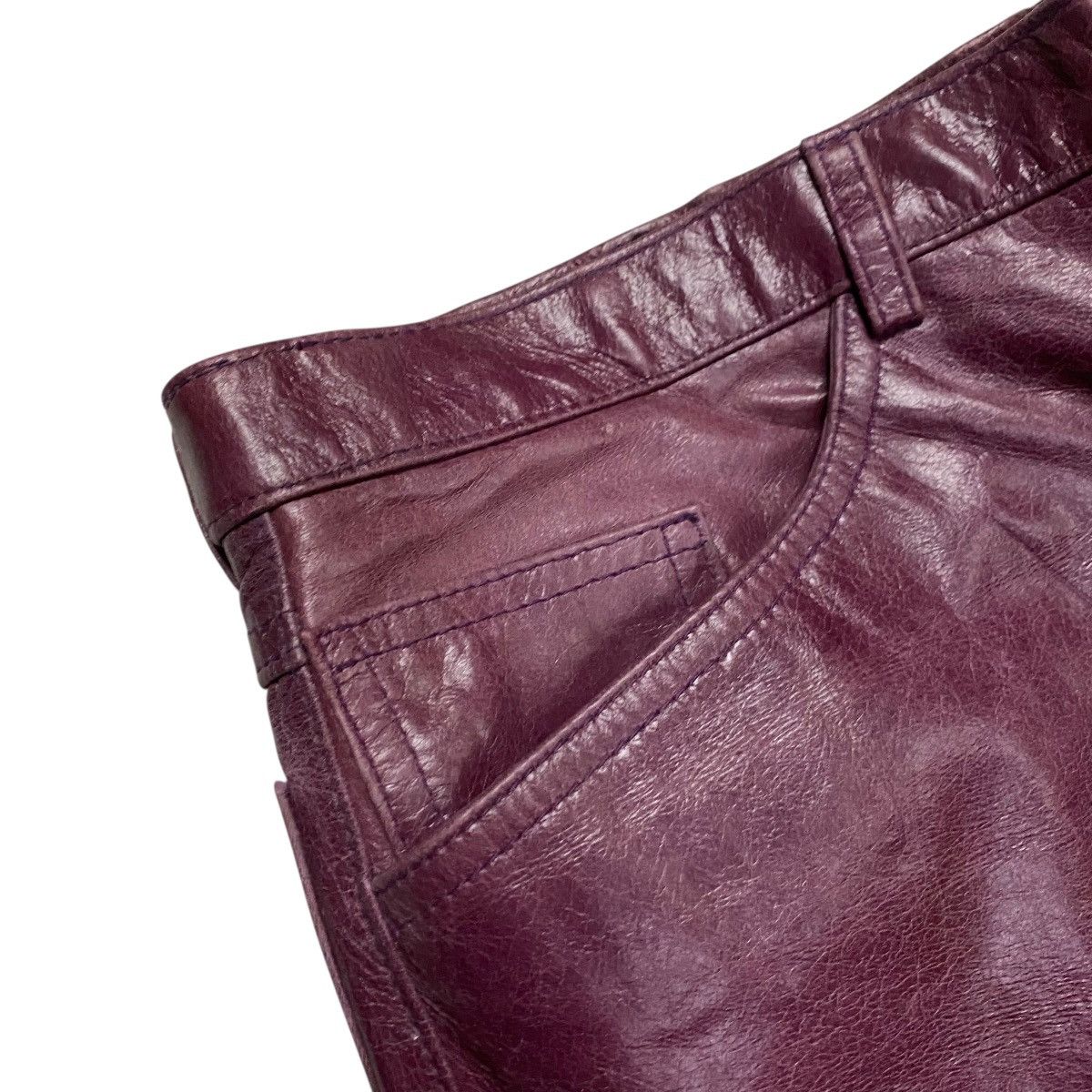 Genuine Leather Kazzo faux straight leather pant Size US 34 / EU 50 - 6 Thumbnail