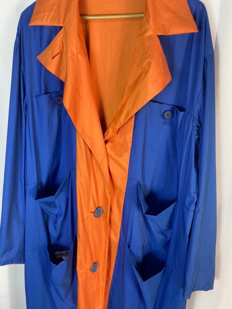 Issey Miyake × Vintage Vintage Issey miyake reversible button up trench coat Size US M / EU 48-50 / 2 - 19 Thumbnail