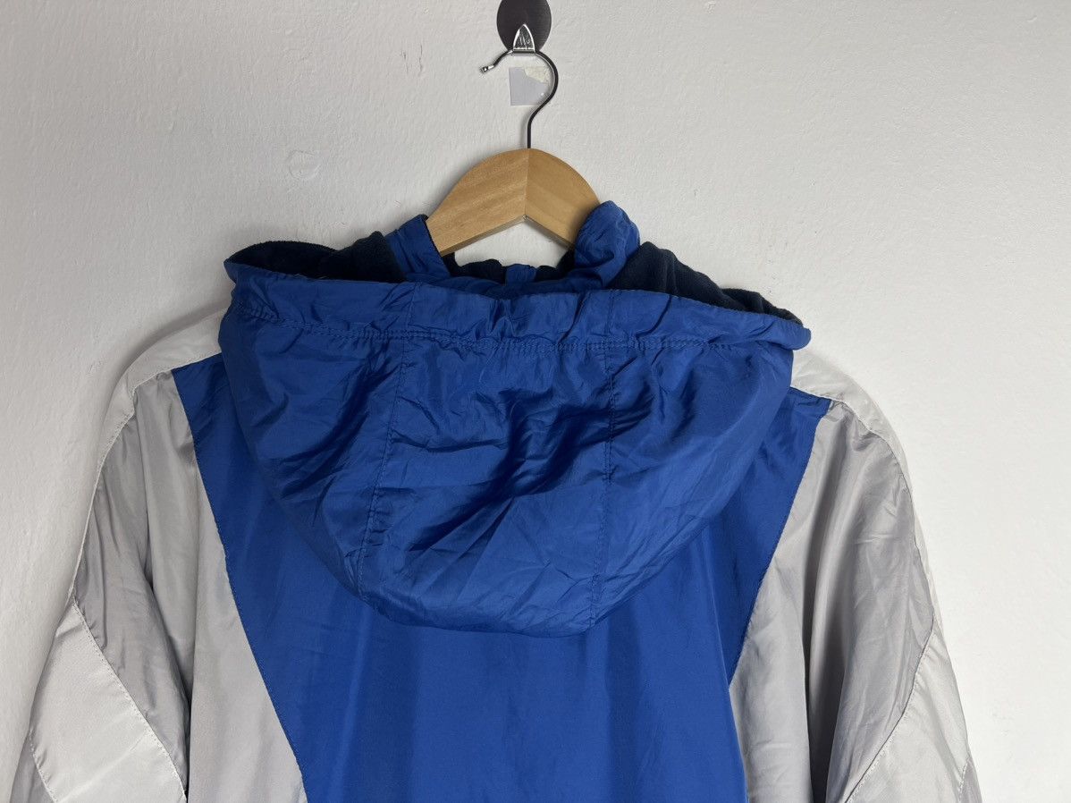 Bershka Bershka Retro Blue Windbreaker Jacket Size US S / EU 44-46 / 1 - 8 Thumbnail
