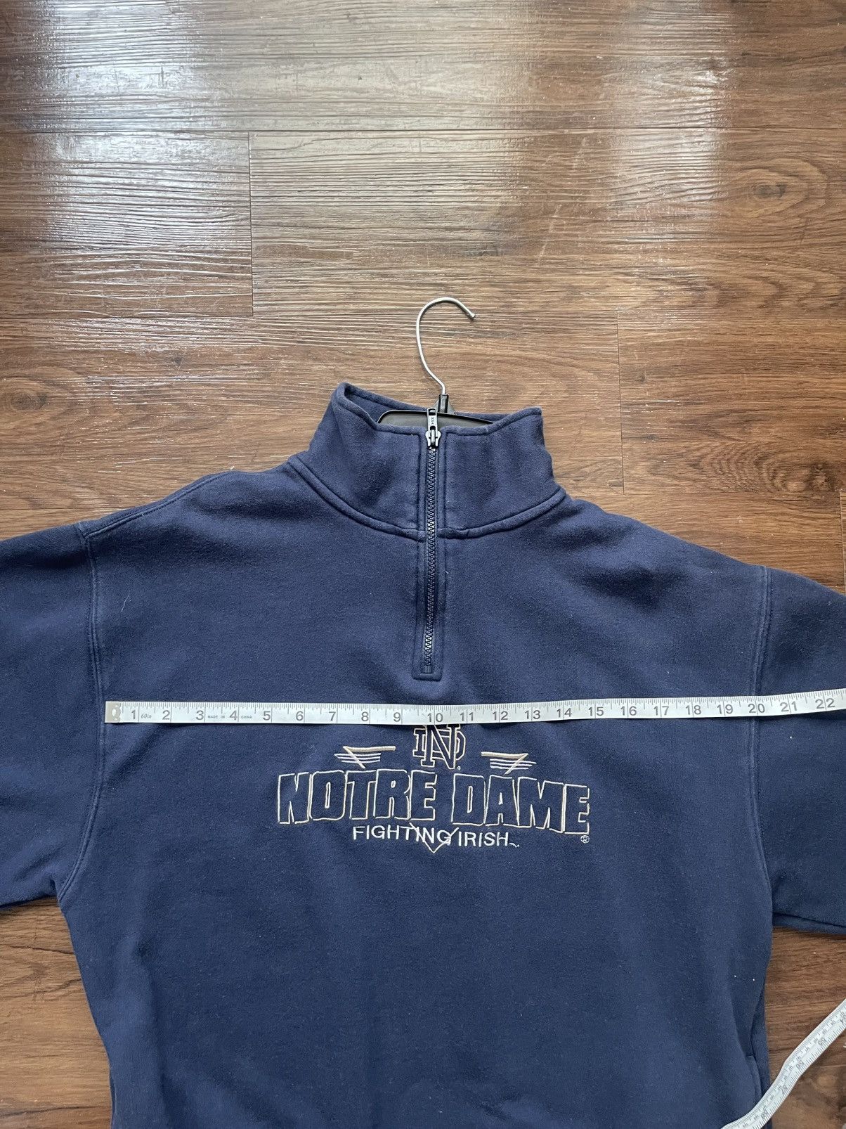Vintage Cadre Athletic Notre Dame Fighting Irish 1/4 Zip Size US L / EU 52-54 / 3 - 7 Thumbnail