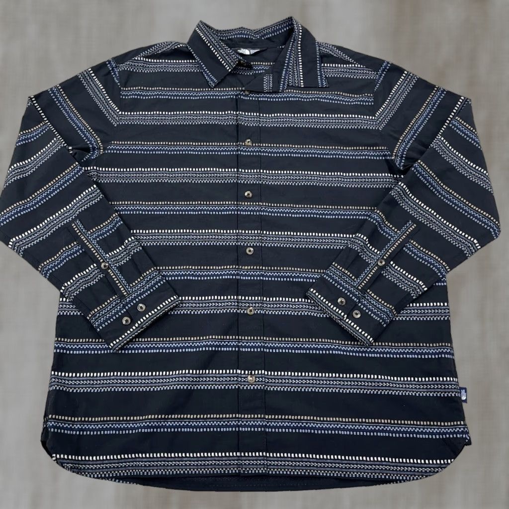 The North Face The North Face Shirt Men XL Black Plaid Button-Up Cotton Outdoor Hiking Mens Size US XL / EU 56 / 4 - 1 Thumbnail