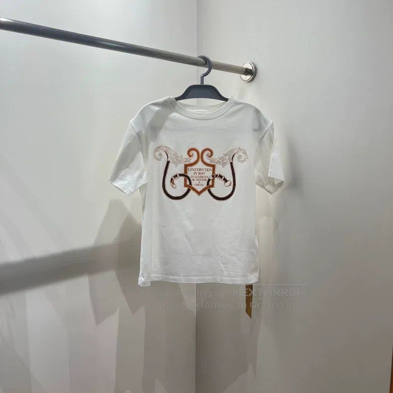 Hermes Hermes Note Pattern Wing Printed Short Sleeve T-shirt Size XS / US 0-2 / IT 36-38 - 1 Thumbnail