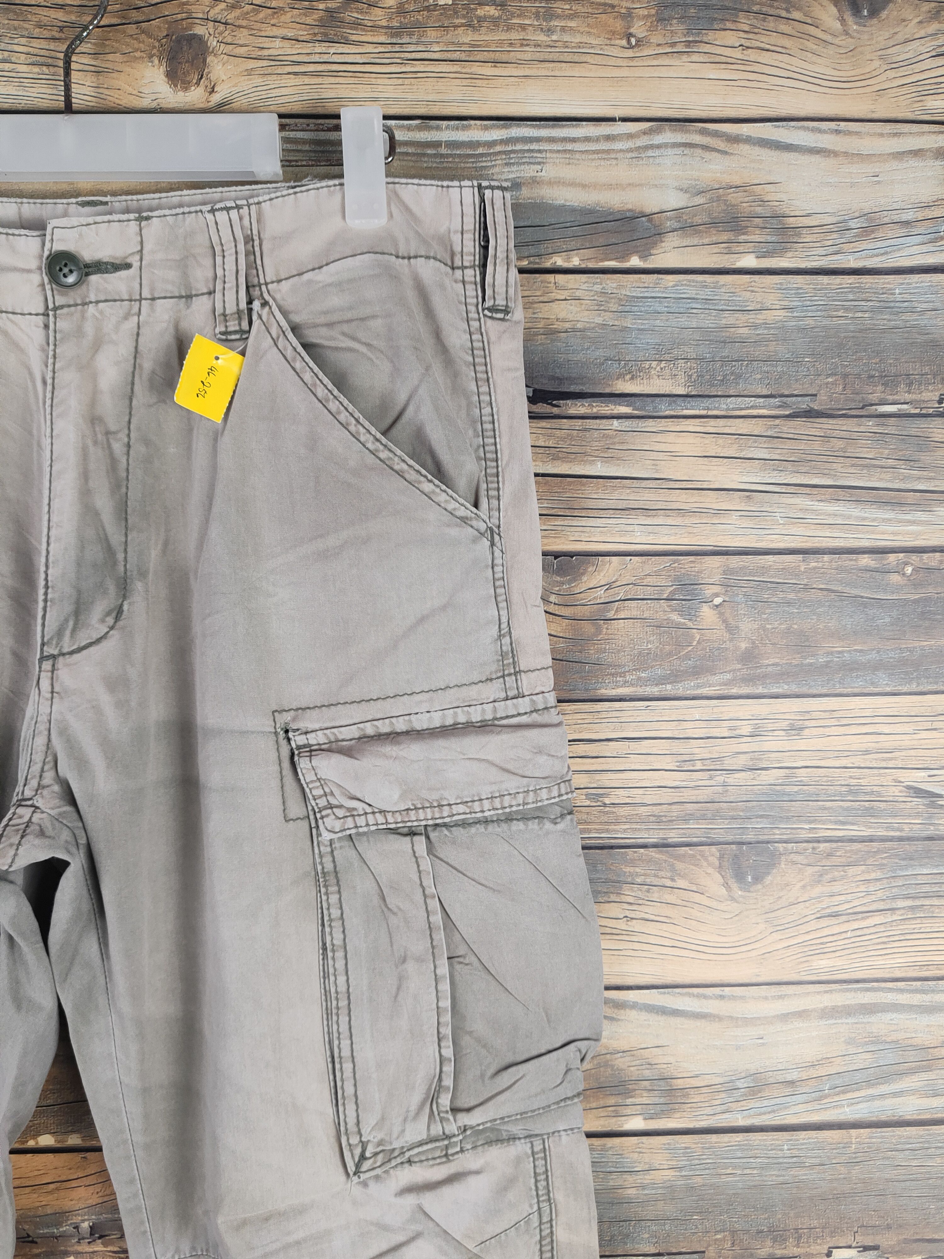Japanese Brand DL Topvalu Beige Multipocket Cargo Pants #sp46-256T Size US 32 / EU 48 - 6 Thumbnail