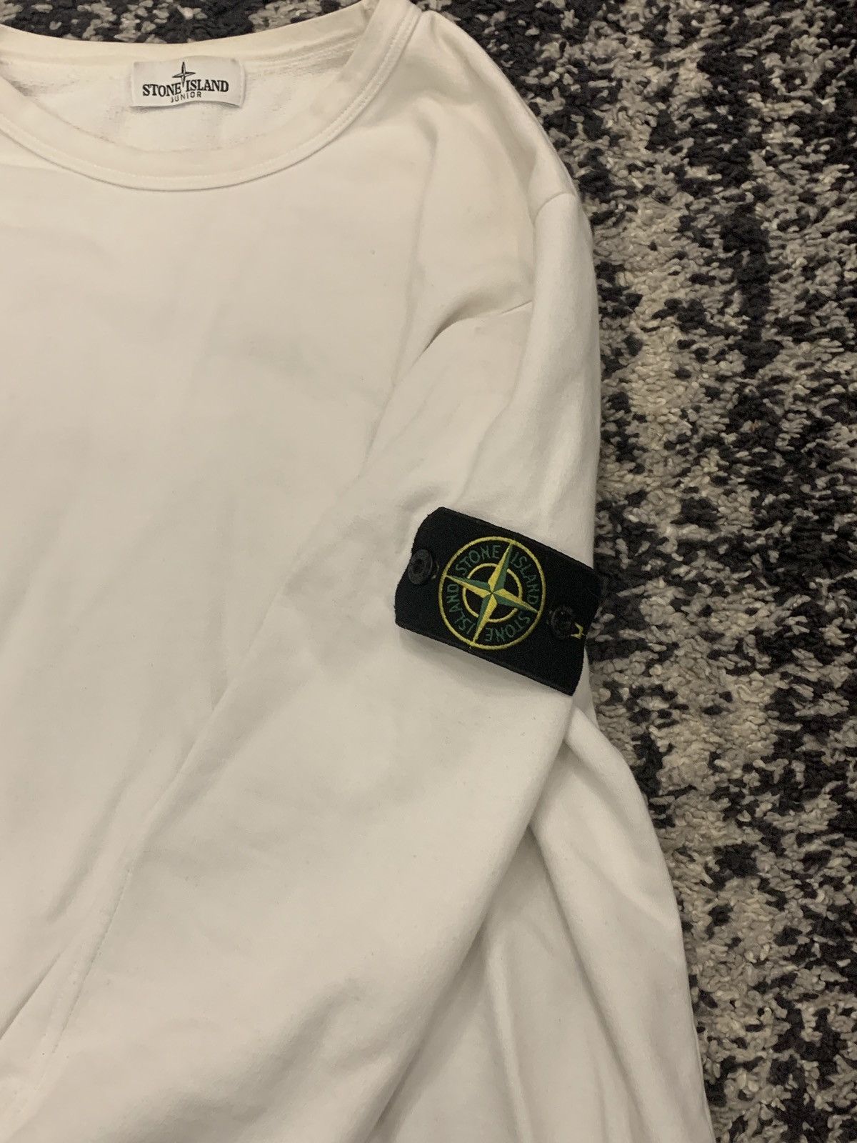 image of Stone Island Junior White 2017, Men's (Size Small)