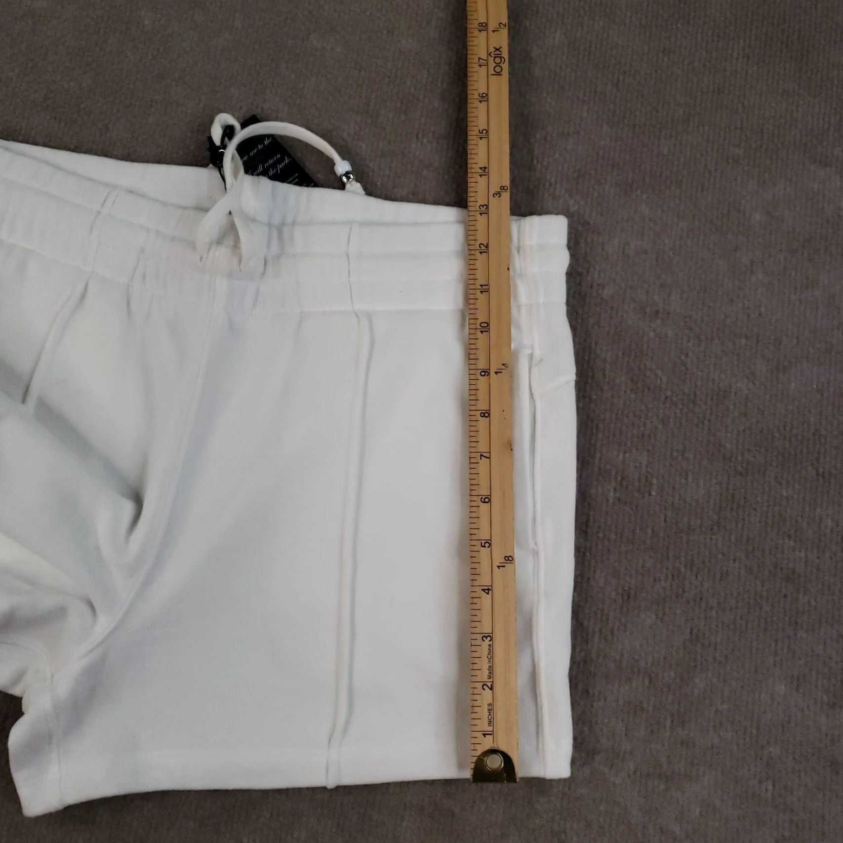 Vintage Greyson Archer Shorts Womens Small White Golf Fleece Drawstring Pull On Casual Z Size 28" / US 6 / IT 42 - 5 Thumbnail