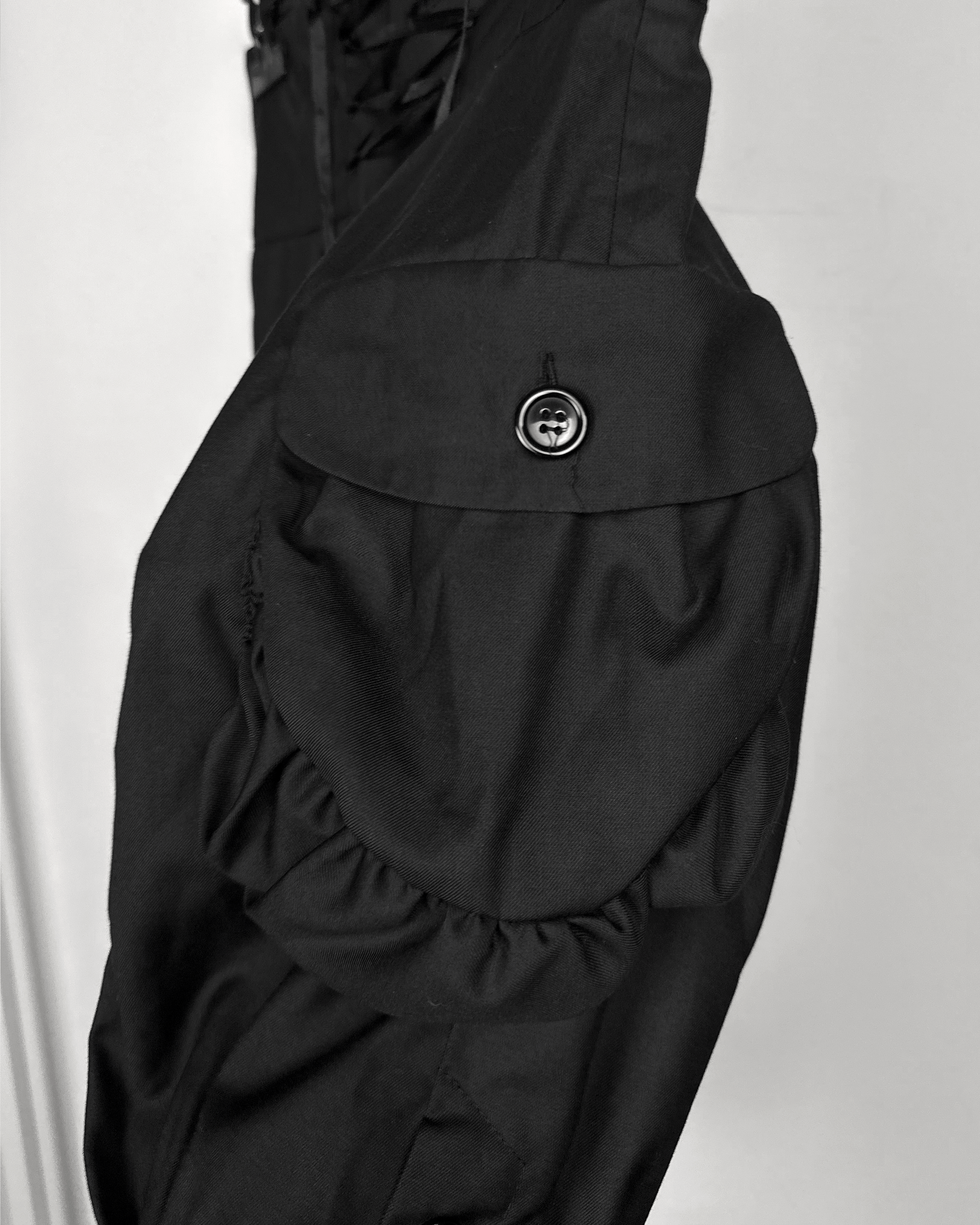 If Six Was Nine BPN Black Peace Now Corset Balloon Shorts Size US 27 - 6 Thumbnail