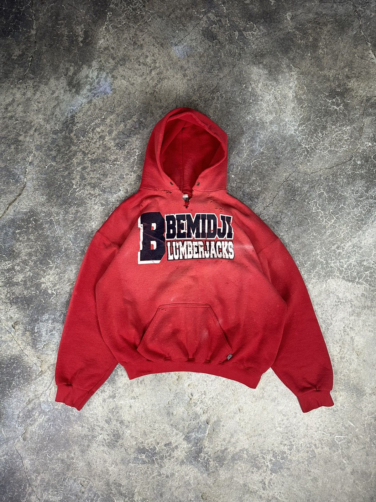 Vintage Vintage Thrashed Lumberjacks Hoodie Size US L / EU 52-54 / 3 - 1 Thumbnail