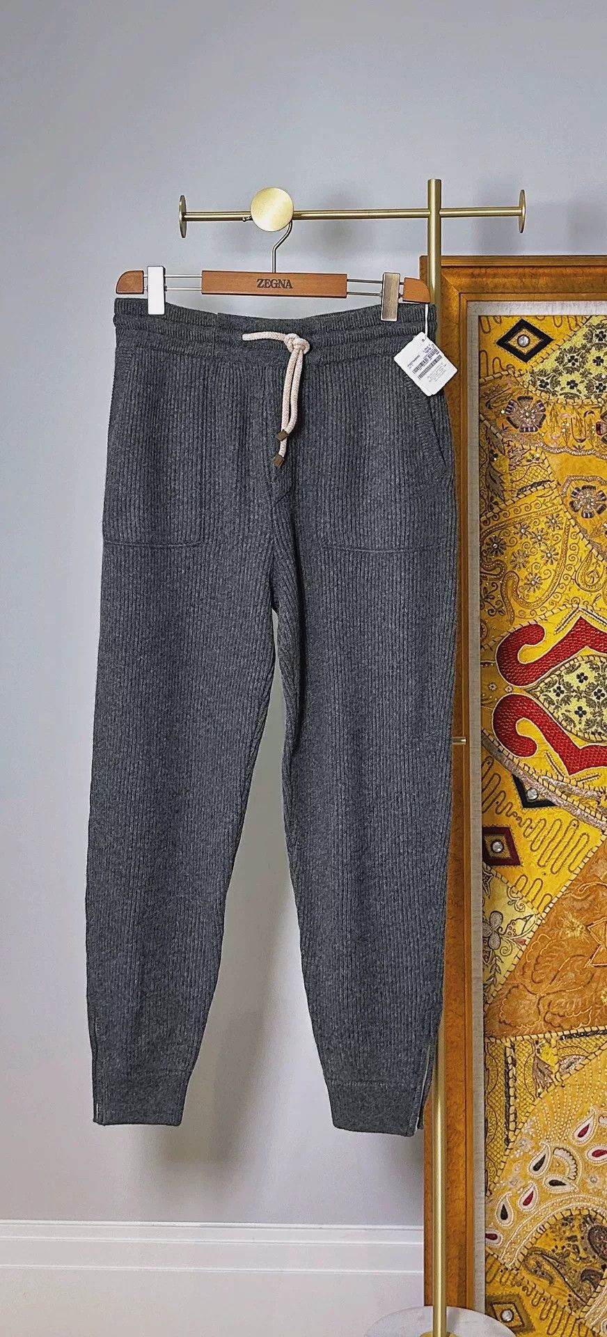 Brunello Cucinelli Brunello Cucinelli Cashmere Jogger Pants Size US 29 - 1 Thumbnail