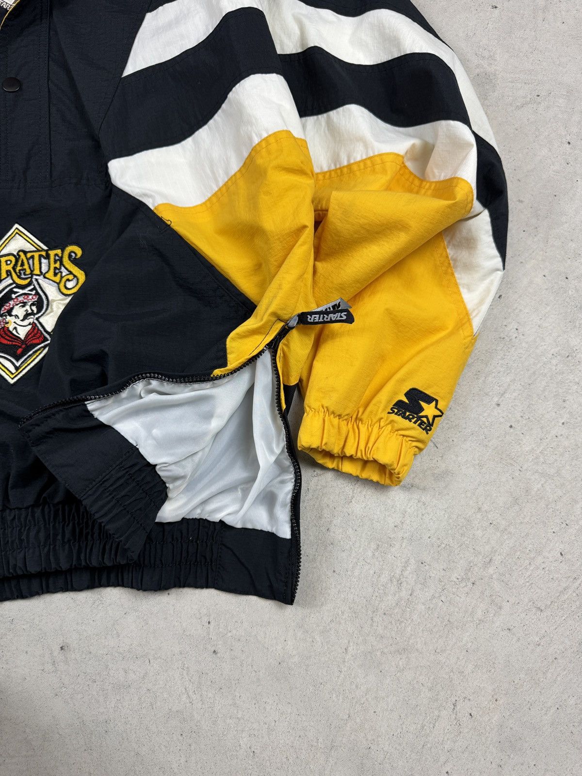 Starter × Vintage 1990’s Pirates Starter Windbreaker Size US L / EU 52-54 / 3 - 3 Thumbnail