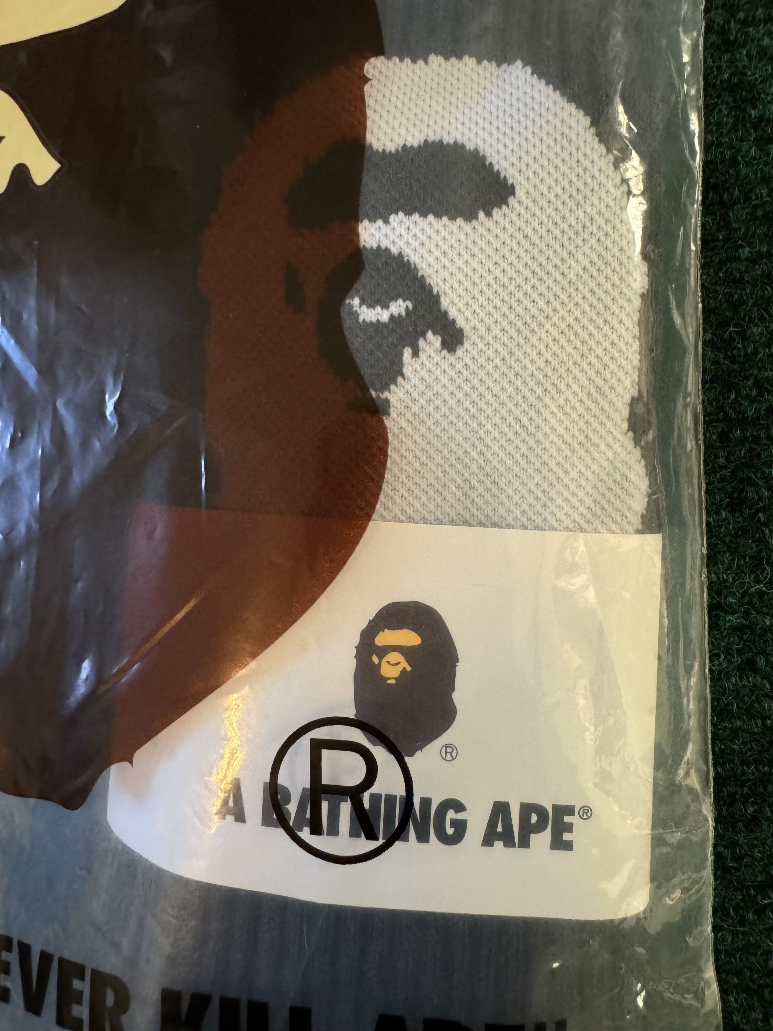 Bape Bape A BATHING APE Big Ape Head Socks LARGE “Black” Size ONE SIZE - 5 Thumbnail