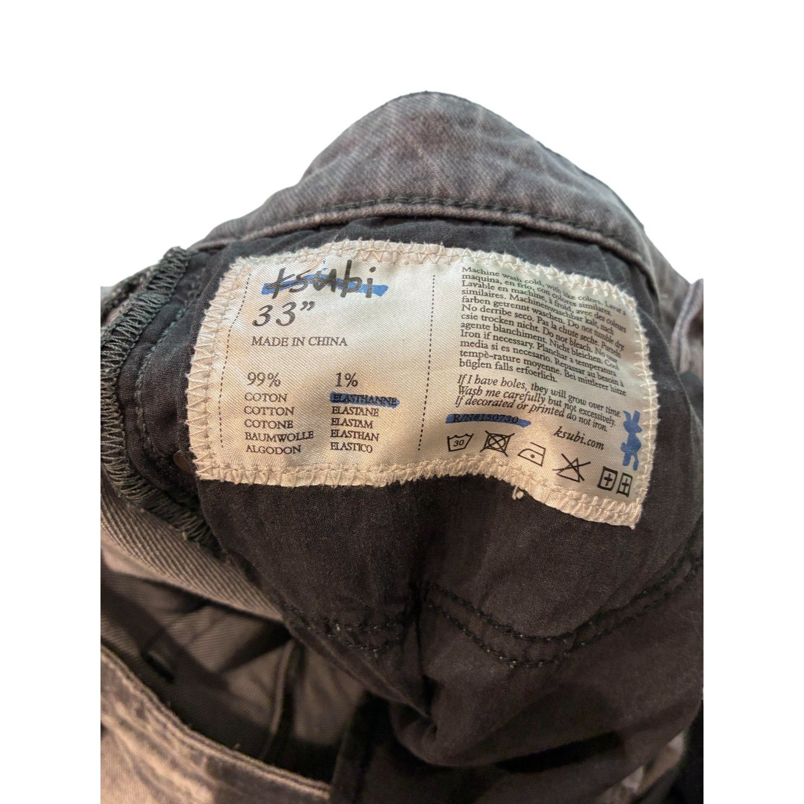 Ksubi Ksubi Black Ripped Jeans Size US 33 - 2 Thumbnail