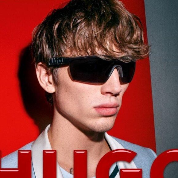 Hugo Boss 🕶️ New Hugo Boss HG 1284/S 0807 IR Black Sunglasses Size ONE SIZE - 2 Thumbnail