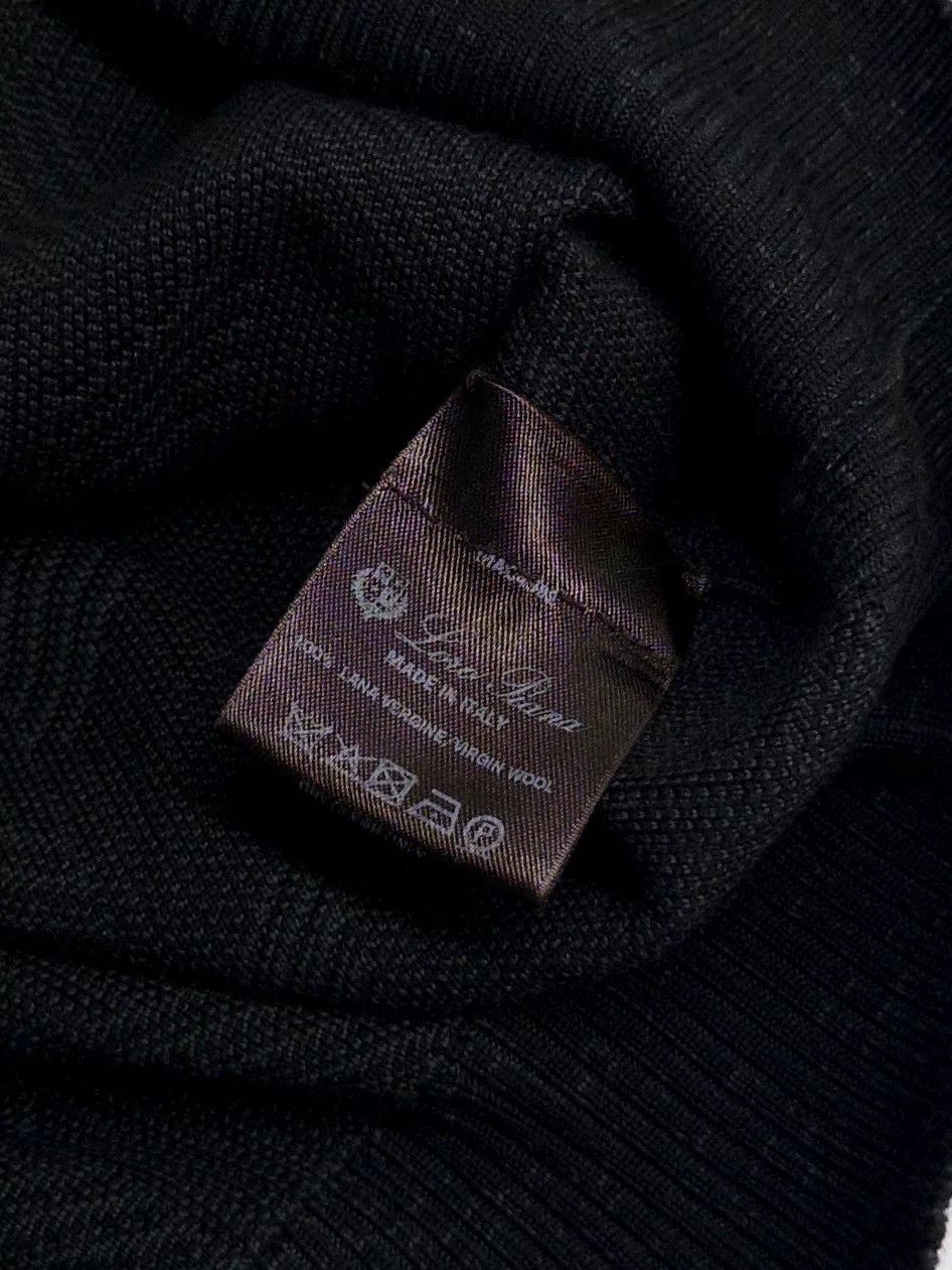 Loro Piana black knit sweater from loro piana Size US L / EU 52-54 / 3 - 5 Thumbnail