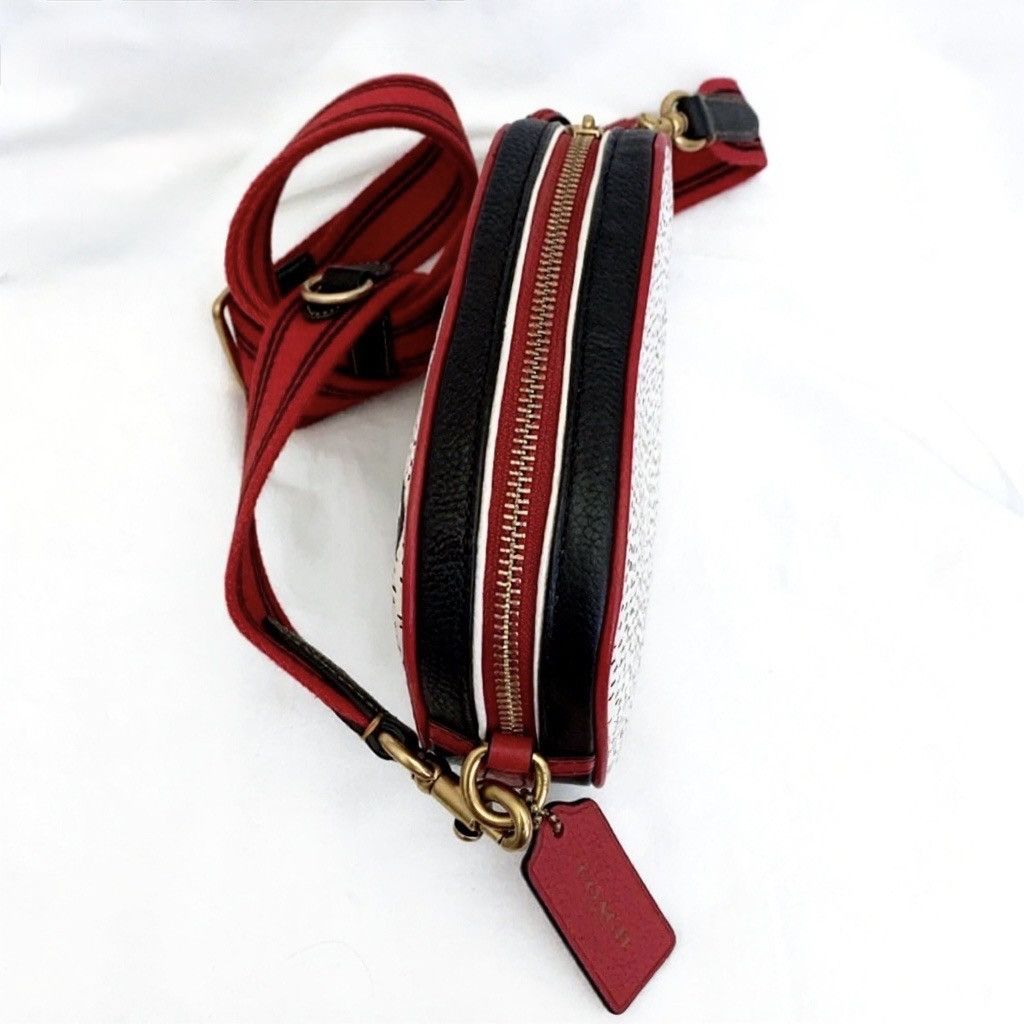 Coach Coach Disney + Keith Haring Black and Red Crossbody Bag Size ONE SIZE - 7 Thumbnail