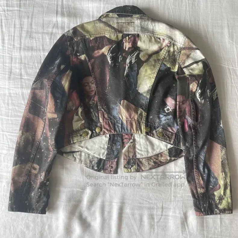 Vivienne Westwood Vivienne Westwood War Oil Painting Denim Jacket Vintage Ja Size S / US 4 / IT 40 - 6 Thumbnail