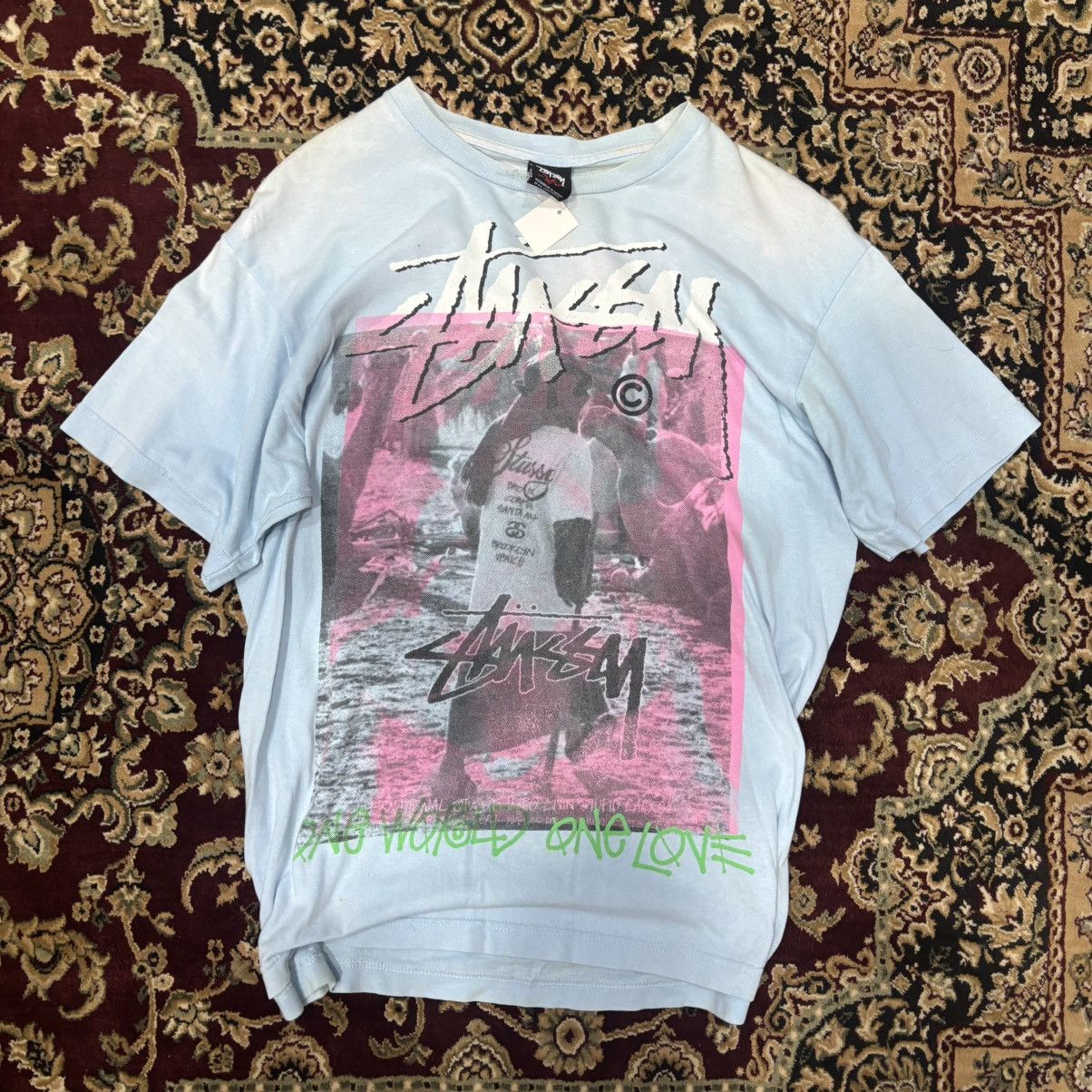 Stussy Stussy One World One love Size US M / EU 48-50 / 2 - 1 Thumbnail