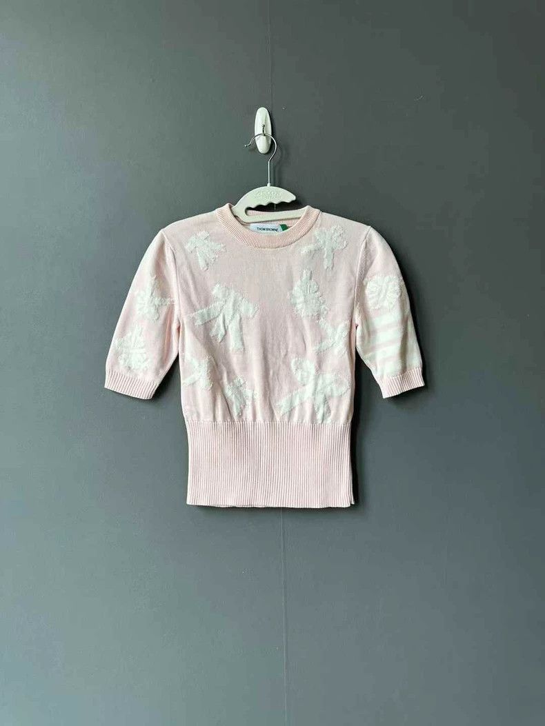 Thom Browne Thom Browne Butterfly knot knit short sleeves Size XS / US 0-2 / IT 36-38 - 1 Thumbnail