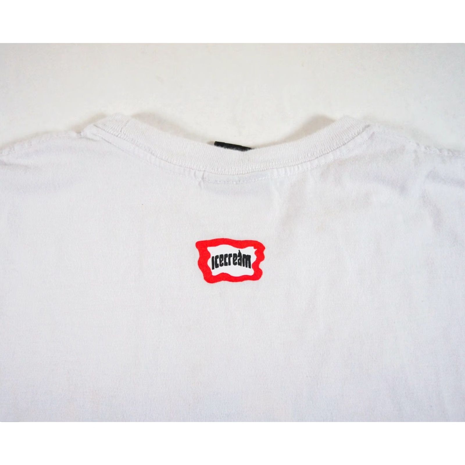 Vintage Icecream Skateboard T-Shirt Mens Medium White Graphic Crew Neck Short Sleeve Streetwear Size US M / EU 48-50 / 2 - 7 Thumbnail