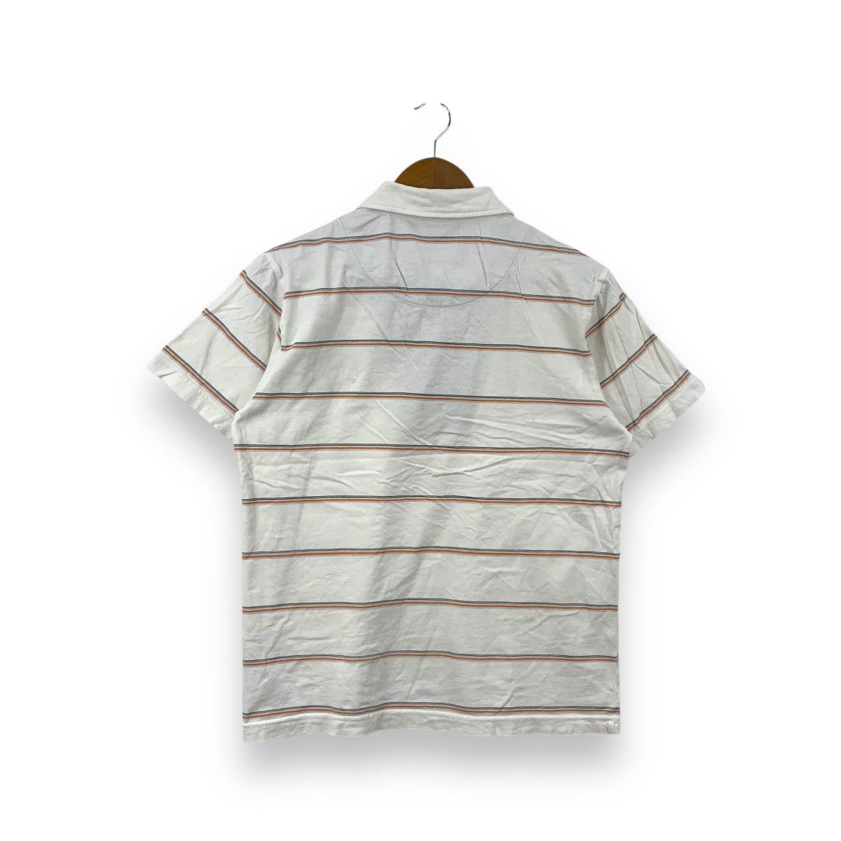 Hang Ten Vintage HANG TEN SURF Hawaii Striped Collar Polo Tee Shirt Size US M / EU 48-50 / 2 - 4 Thumbnail