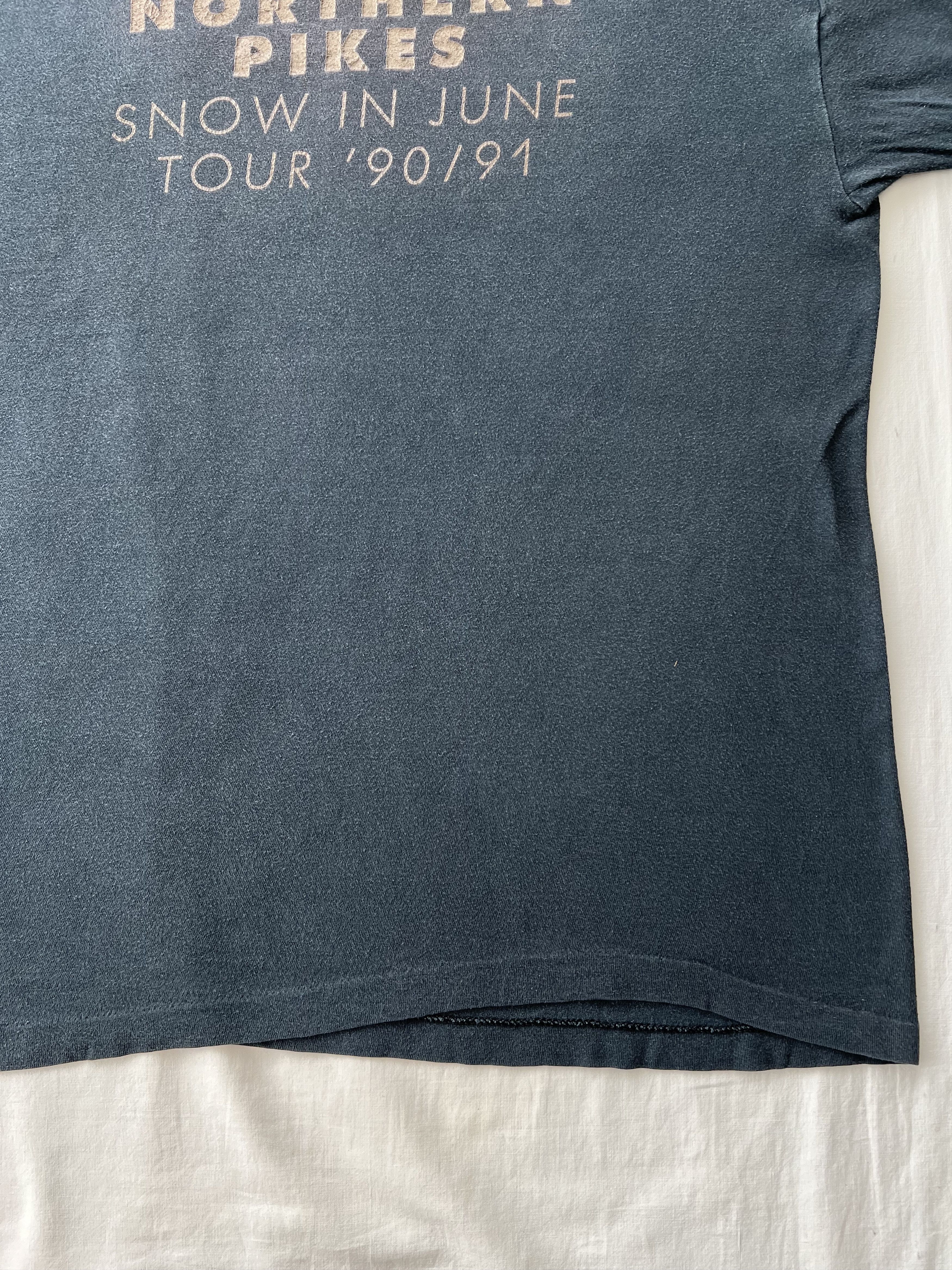 Band Tees Vintage 1990 The Northern Pikes Snow in June Tour T-shirt Size US XL / EU 56 / 4 - 16 Thumbnail