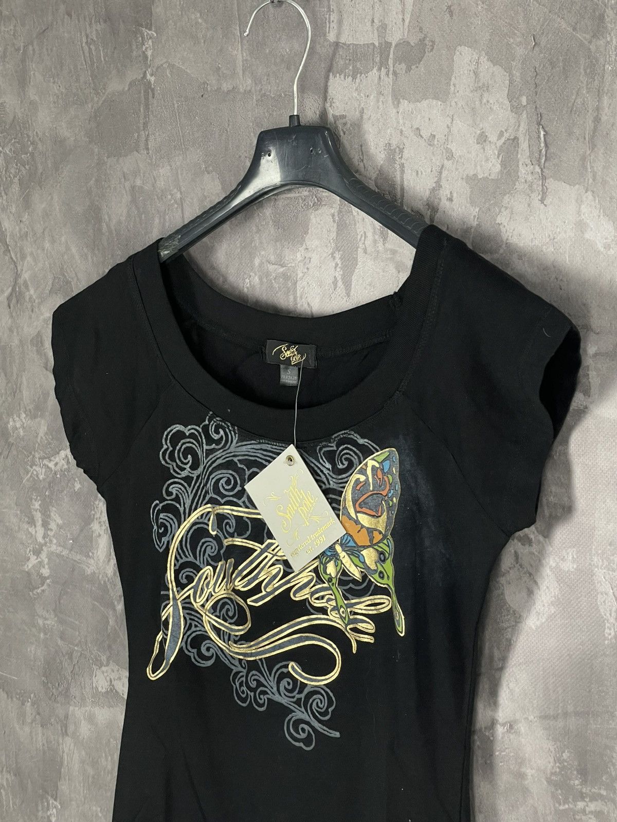 Southpole Vintage 2000s Affliction Style South Pole Glam T Shirt Size S / US 4 / IT 40 - 7 Thumbnail