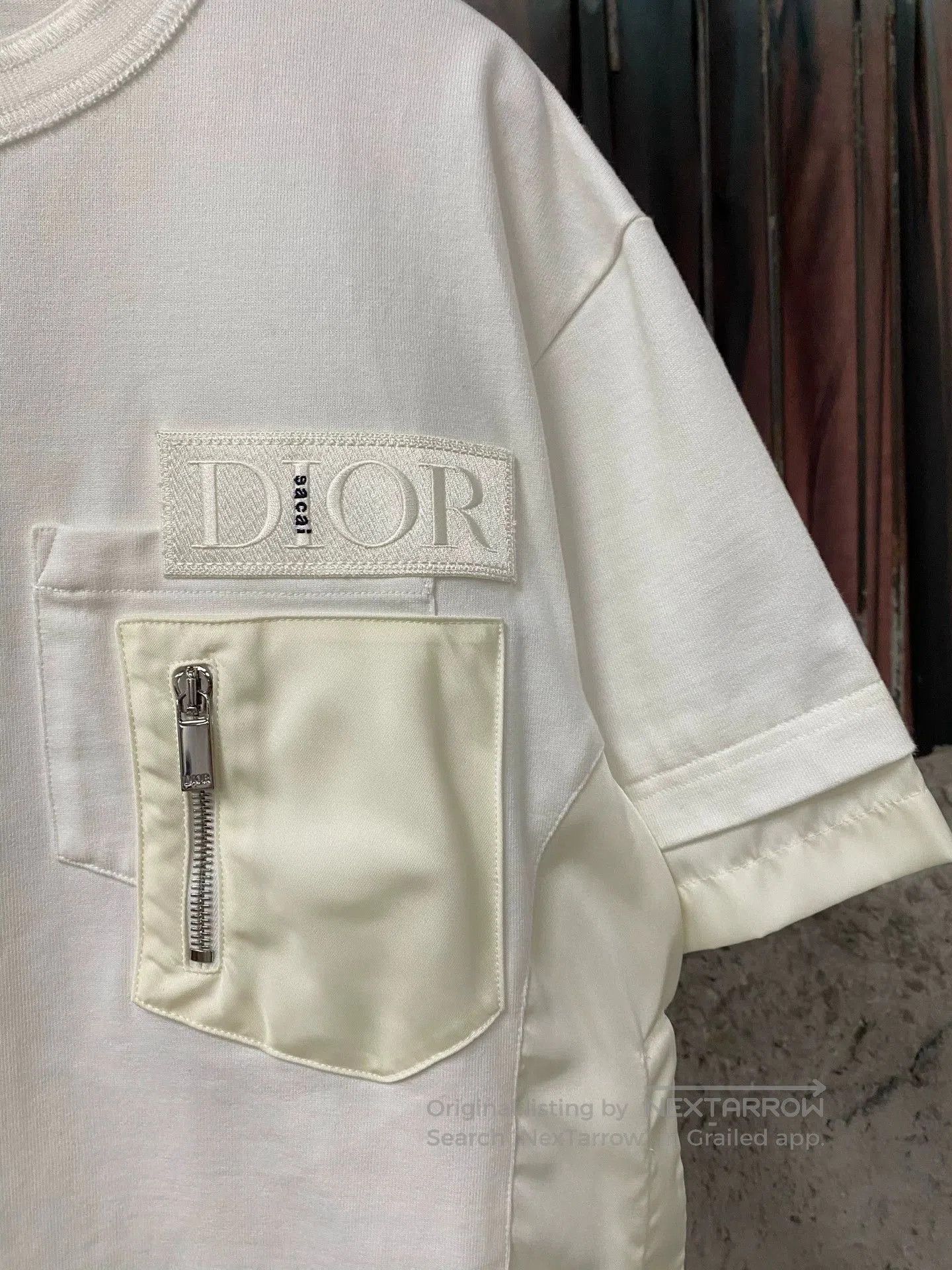 Dior dior sacai short sleeve t-shirt. Size US S / EU 44-46 / 1 - 5 Thumbnail