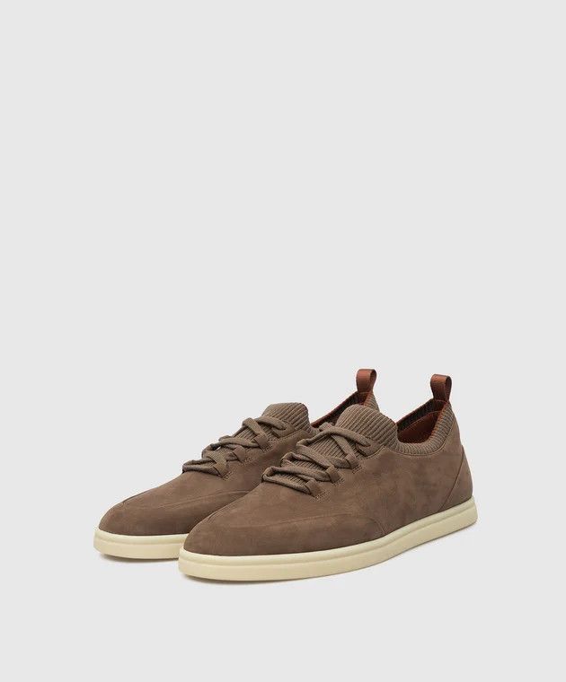 Loro Piana o1srvl11e0825 Low-Top Sneakers in Brown Size US 9 / EU 42 - 3 Thumbnail