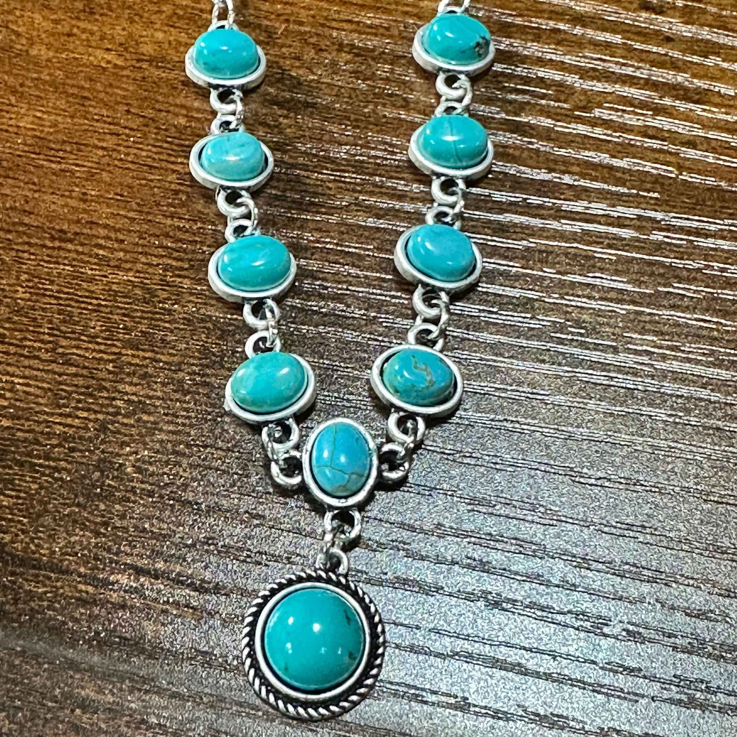 Other Unique Handmade Turquoise Necklace, Cowgirl Southwestern Adj Size ONE SIZE - 9 Thumbnail