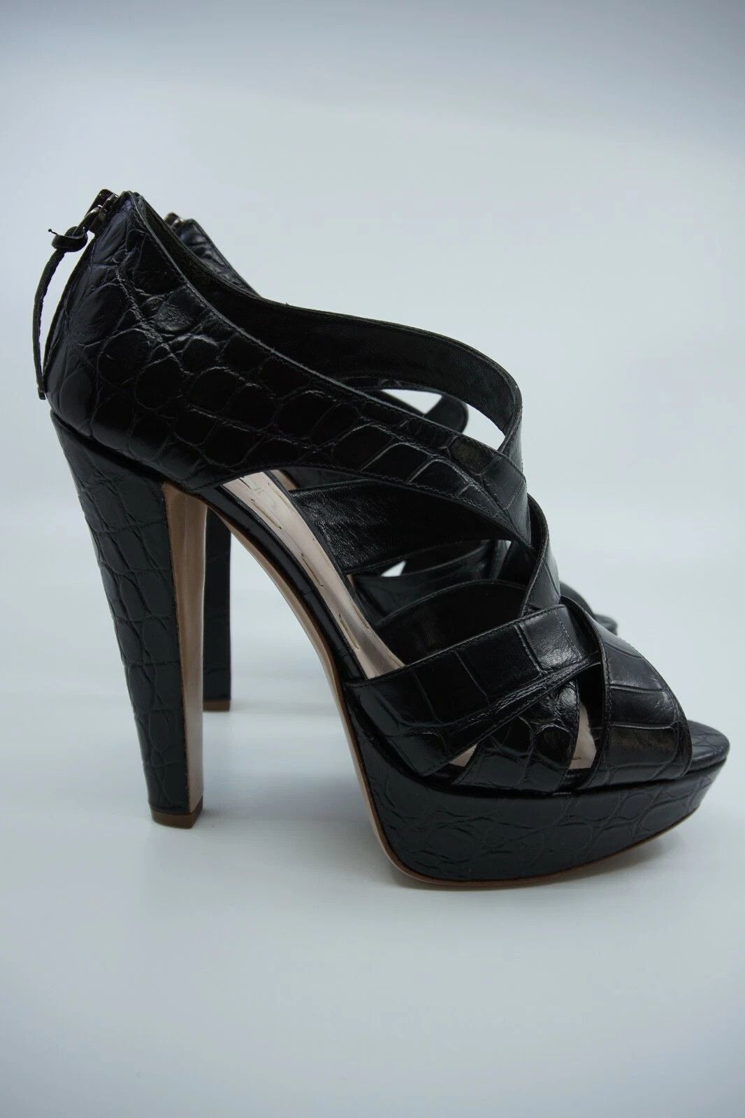 Miu Miu Rare New Miu Miu Prestige Black EU 39.5 US 9.5 Size US 9.5 / IT 39.5 - 4 Thumbnail
