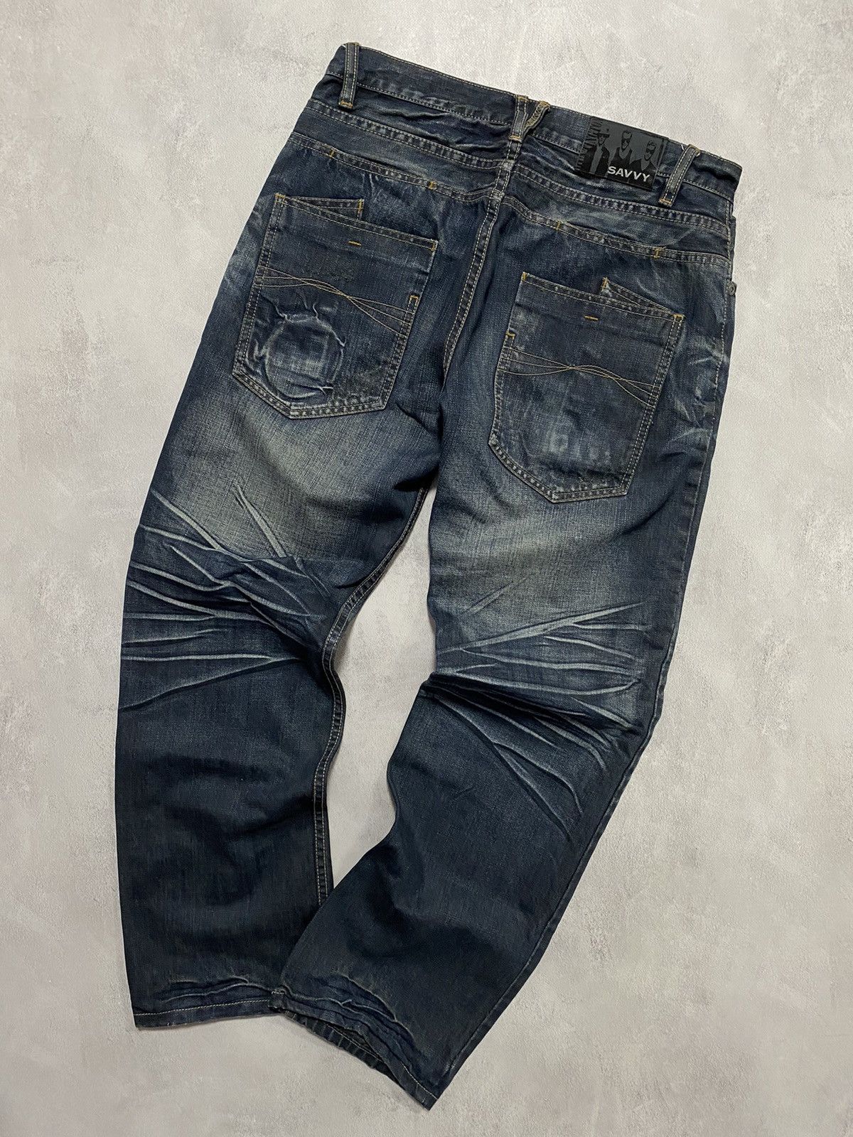 Hysteric Glamour Vintage 90s Jeans Pants SAVVY Revival Breaker Rock N Roll Size US 31 - 7 Thumbnail