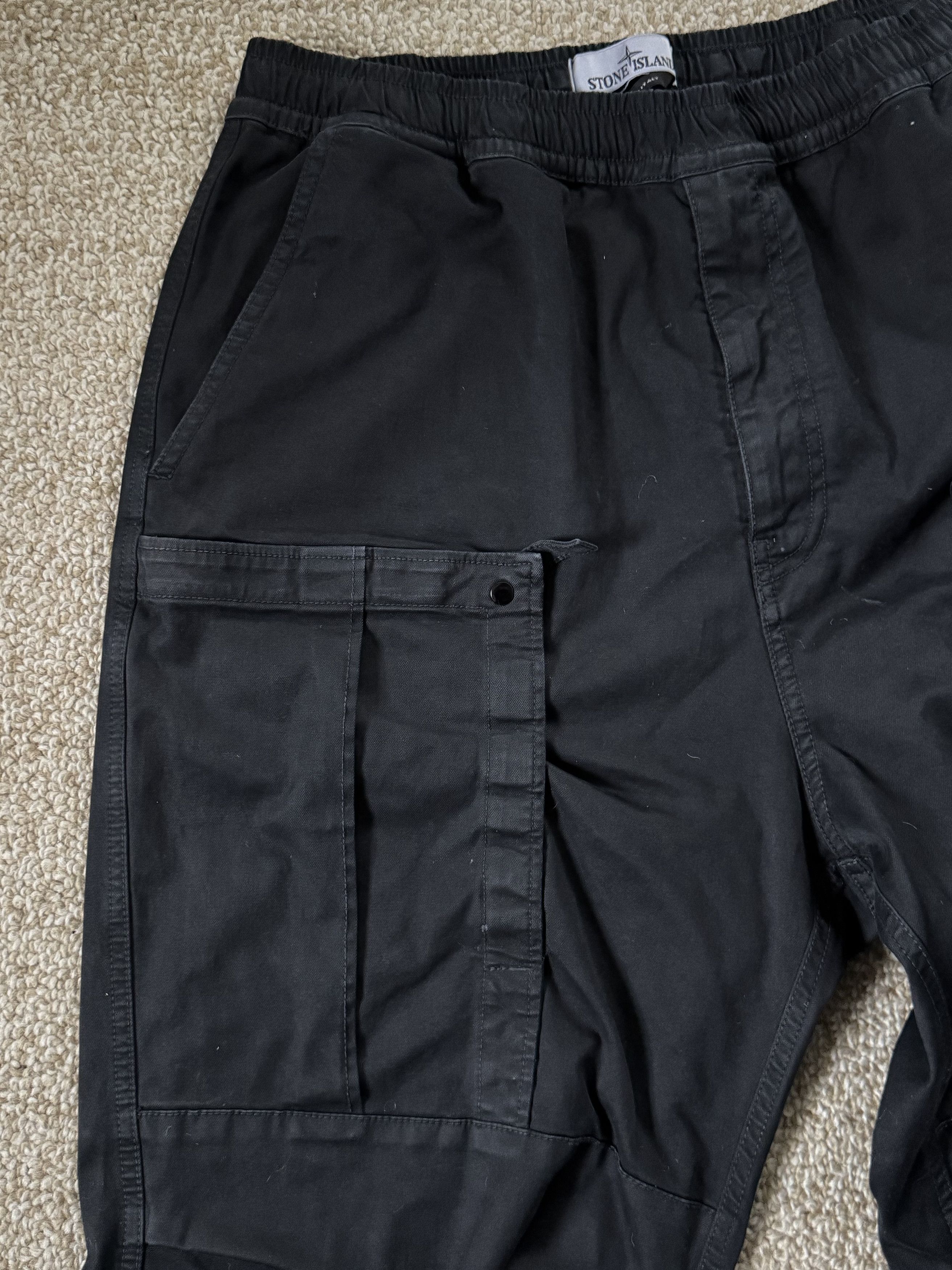 Stone Island Stone Island Heavyweight Cuffed Cargo Pants Size US 31 - 3 Thumbnail