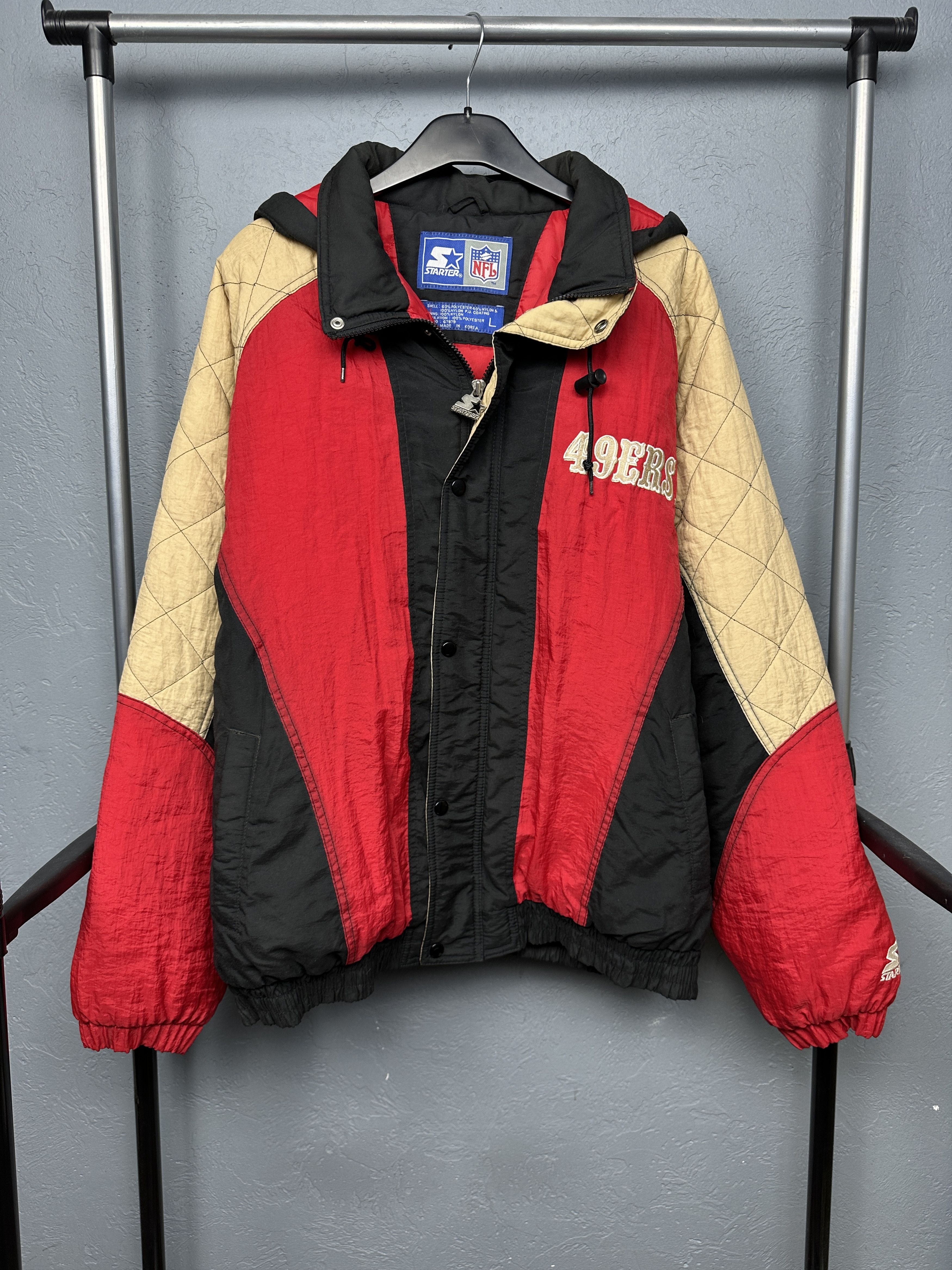 Starter San Francisco 49ers NFL 90s Vintage Mens Starter Jacket Size US L / EU 52-54 / 3 - 4 Thumbnail