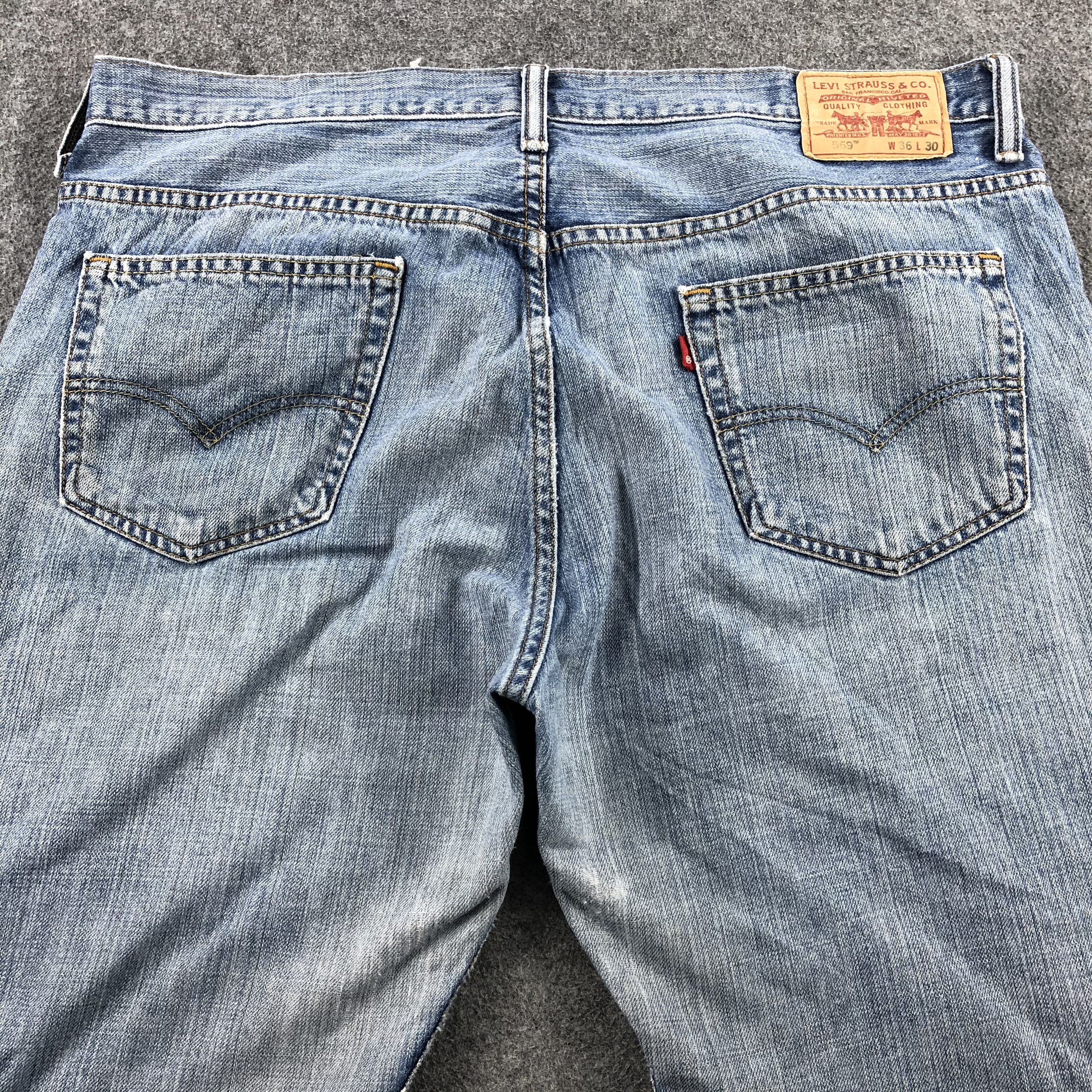 Levi's × Vintage 90s Vintage Blue Wash Levis 569 Jeans-JM1899 Size US 40 / EU 56 - 5 Thumbnail
