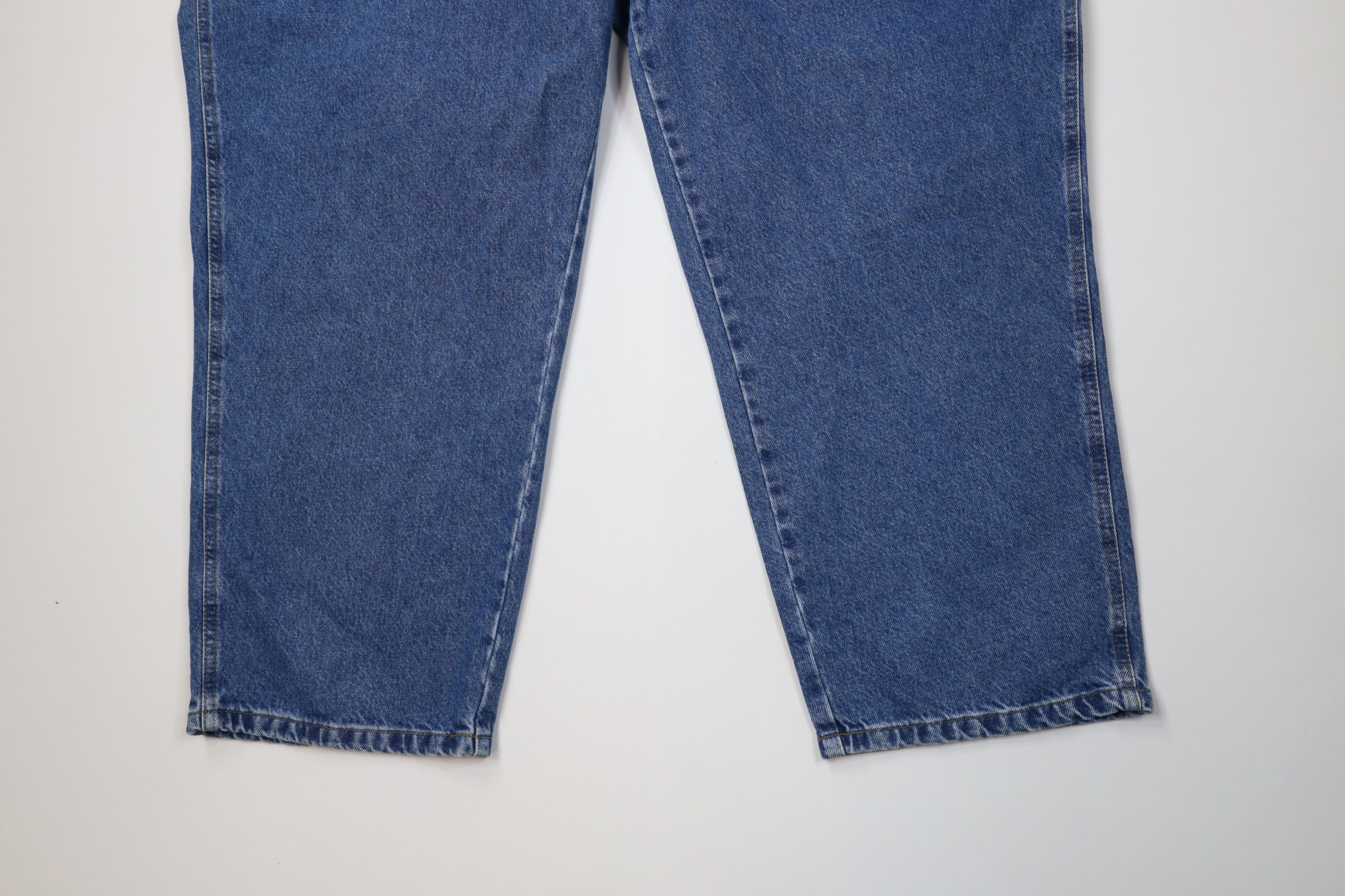 Vintage Deadstock Vintage 90s Y2K Streetwear Wide Leg Denim Jeans Size US 44 / EU 60 - 4 Thumbnail