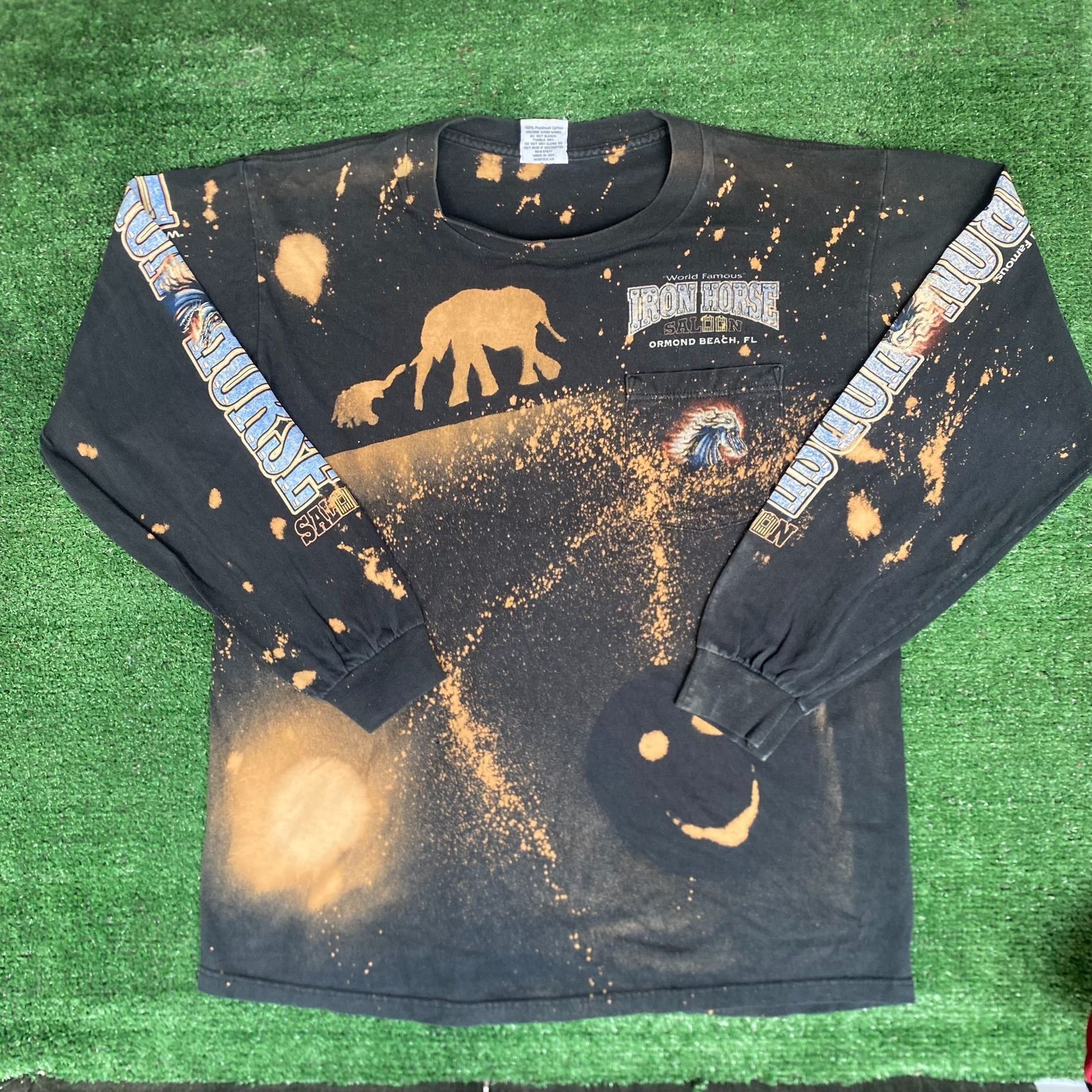 Vintage Vintage Y2K Iron Horse Saloon Shirt Biker Motorcycle Tee Size US L / EU 52-54 / 3 - 5 Thumbnail
