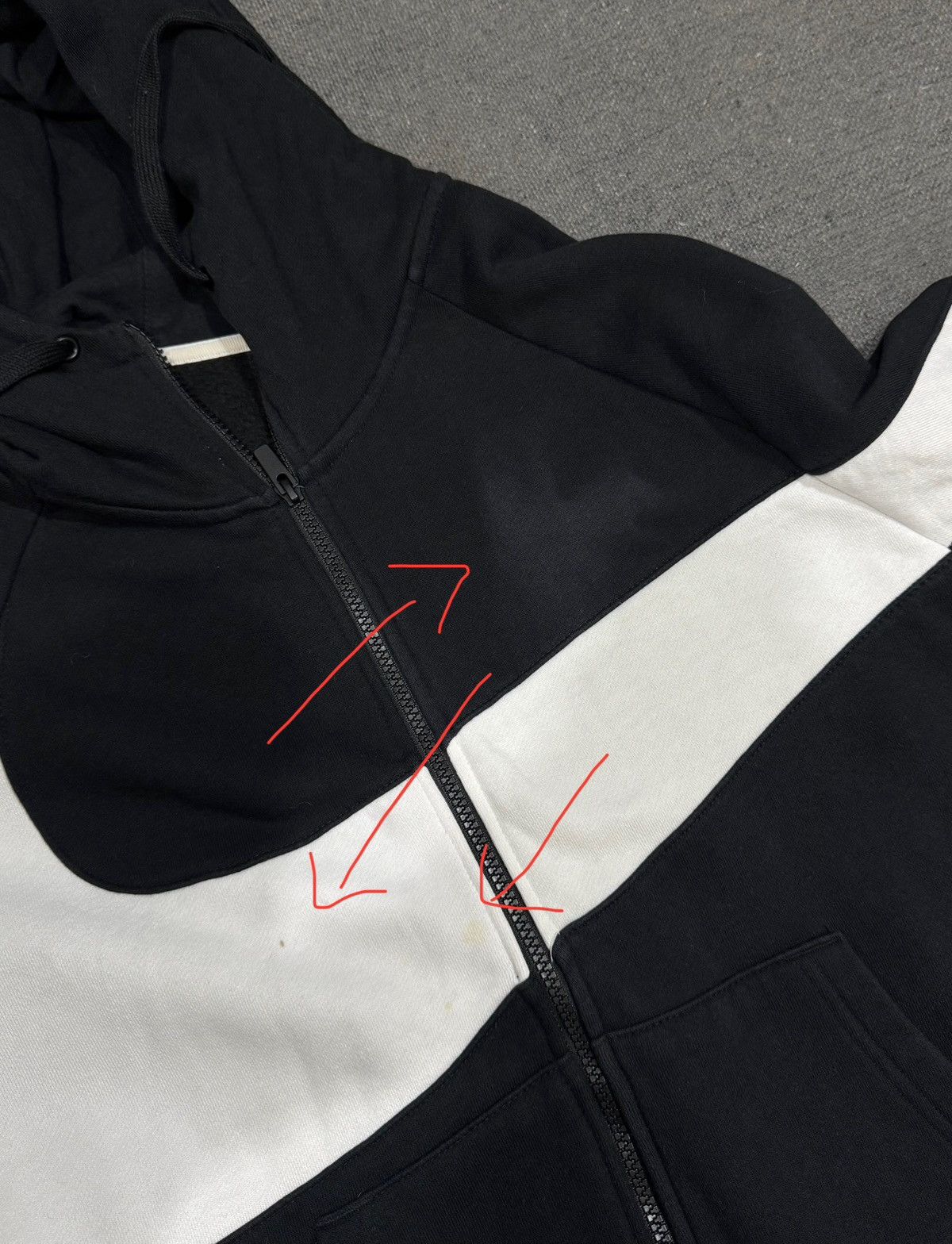 Nike Nike Big swoosh Full zipper hoodie jacket Size US XL / EU 56 / 4 - 7 Thumbnail