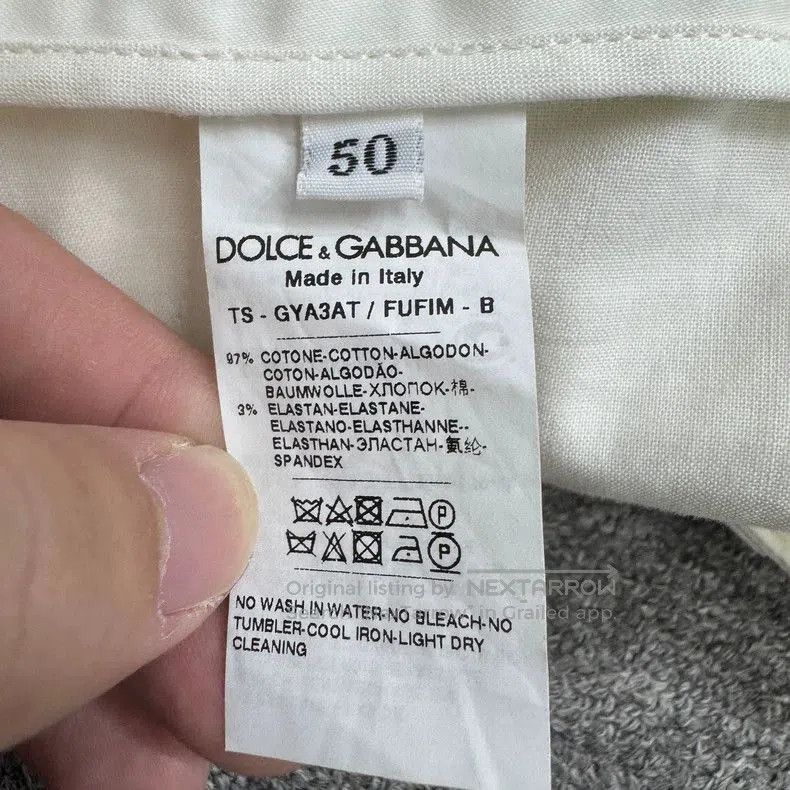 Dolce & Gabbana DG Pendant Logo Casual Pants. Size US 34 / EU 50 - 6 Thumbnail
