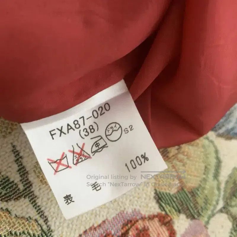 Burberry Burberry Red Wool Check Long Skirt. Size 27" / US 4 / IT 40 - 5 Thumbnail