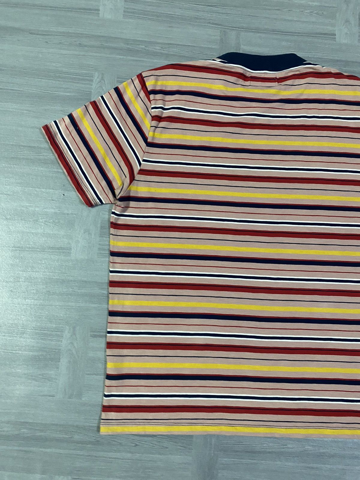 Guess Vintage Guess Los Angeles Striped Knit T-shirt Size US L / EU 52-54 / 3 - 17 Thumbnail
