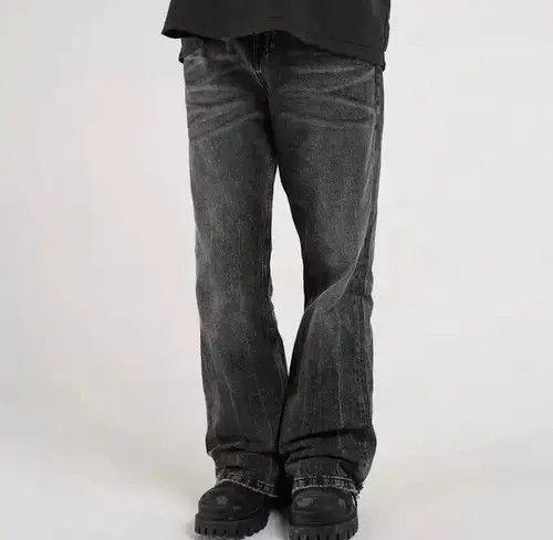 Japanese Brand × Vintage Harajuku Vintage Straight Baggy Denim Size US 31 - 1 Thumbnail