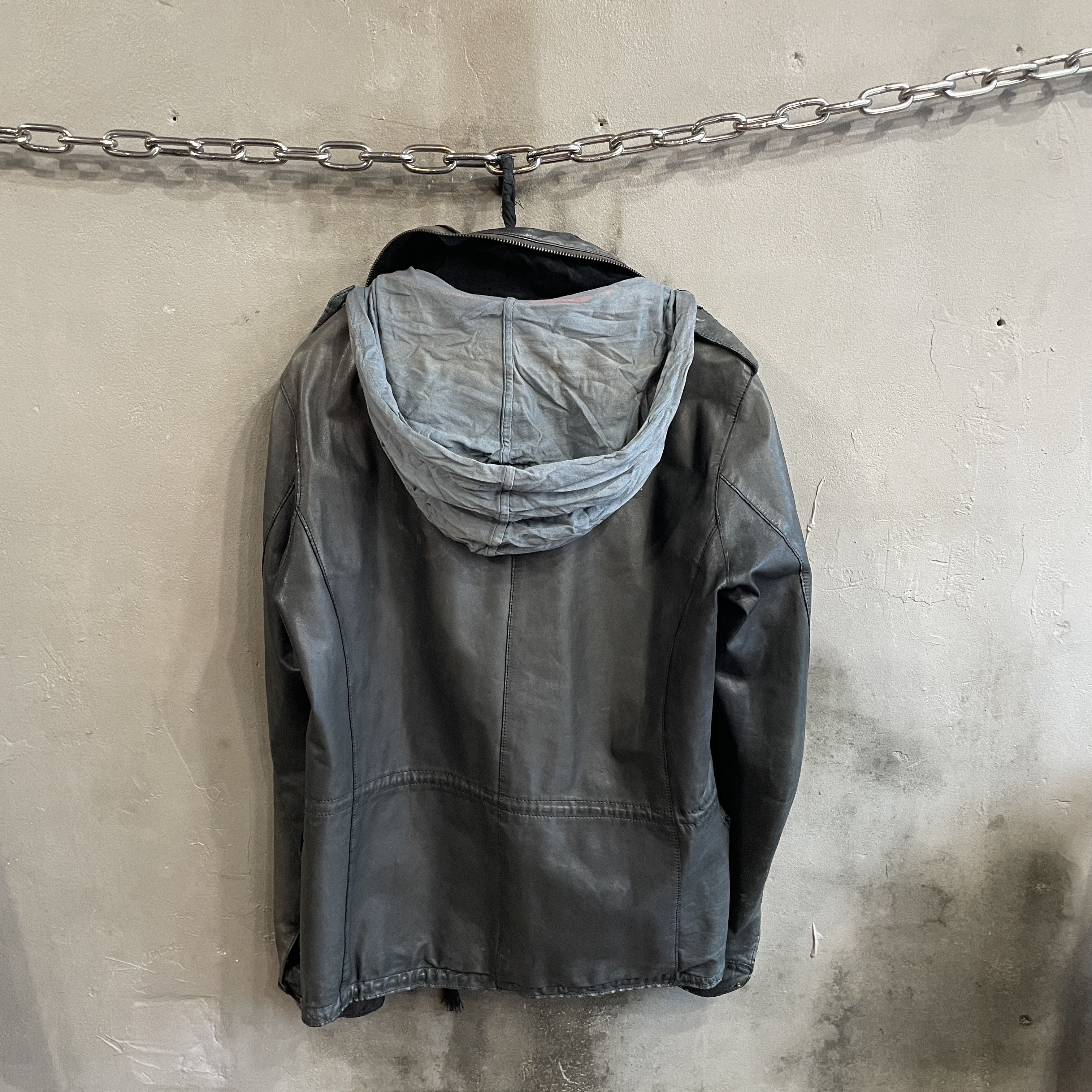 Japanese Brand SISII Washable Cowhide Leather M-65 Jacket Size US M / EU 48-50 / 2 - 7 Thumbnail