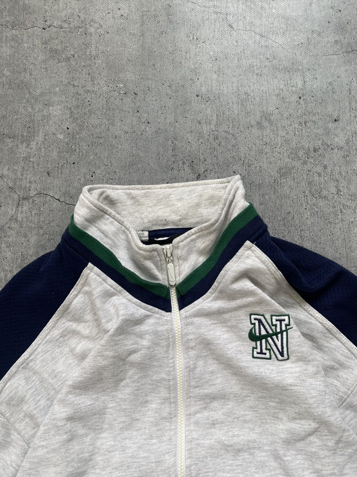 Nike × Vintage 00s Nike Vintage Big Logo Streetwear Zip Size US L / EU 52-54 / 3 - 3 Thumbnail