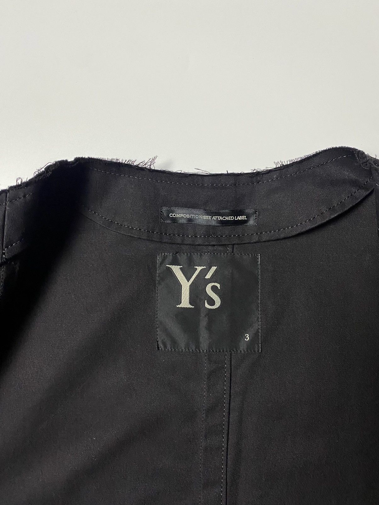 Y's × Yohji Yamamoto Y’s - Half-sleeve Collarless Jacket Size US M / EU 48-50 / 2 - 6 Thumbnail