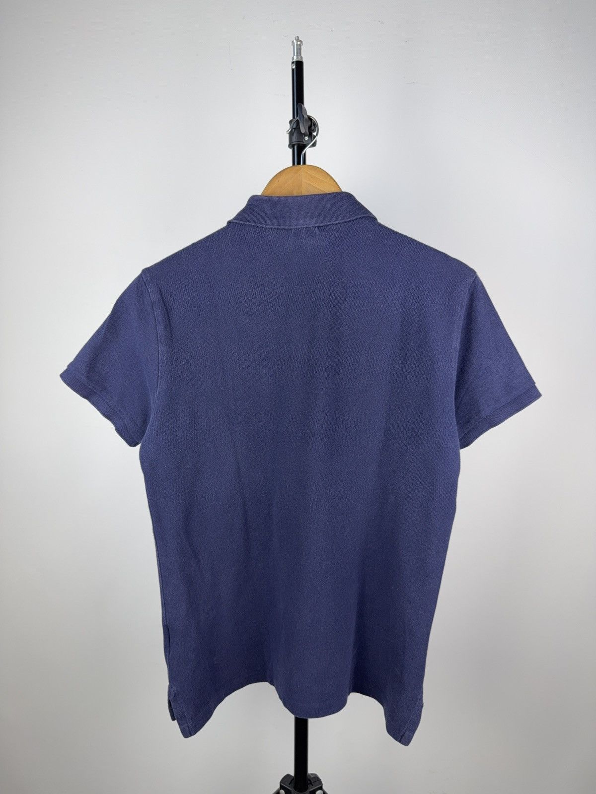 Polo Ralph Lauren Vintage 90s Polo Ralph Lauren Navy Slim Fit Polo Shirt M Size US M / EU 48-50 / 2 - 6 Thumbnail