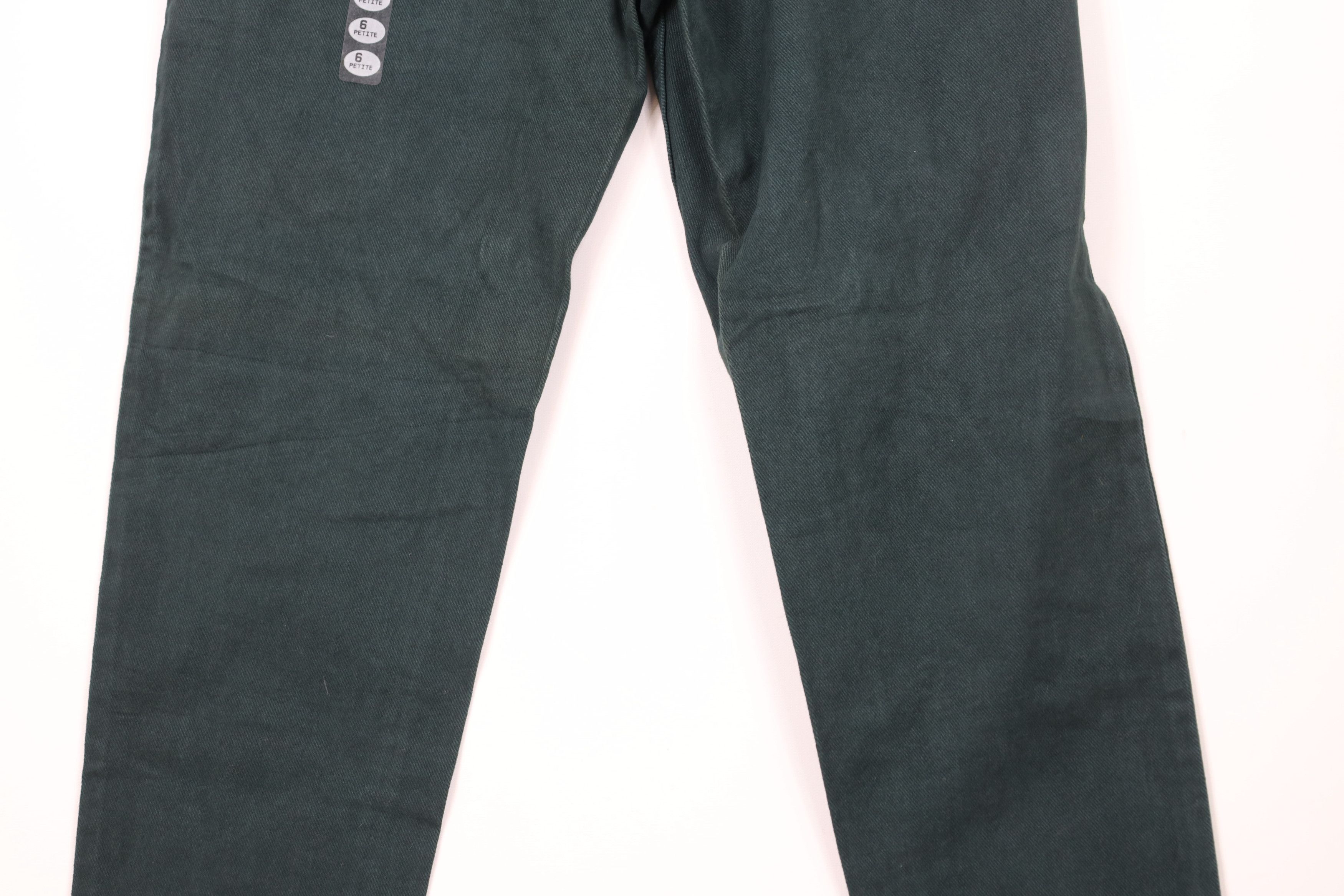 Lee × Vintage Deadstock Vintage 90s Lee Fit Tapered Leg Jeans Green USA Size 28" / US 6 / IT 42 - 13 Thumbnail