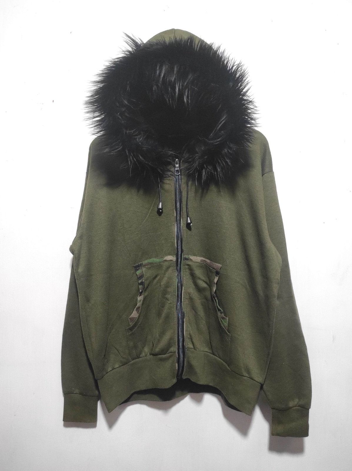 Japanese Brand Rimaster Camo zip fur hoodie ifsix LGB style Size US L / EU 52-54 / 3 - 2 Thumbnail