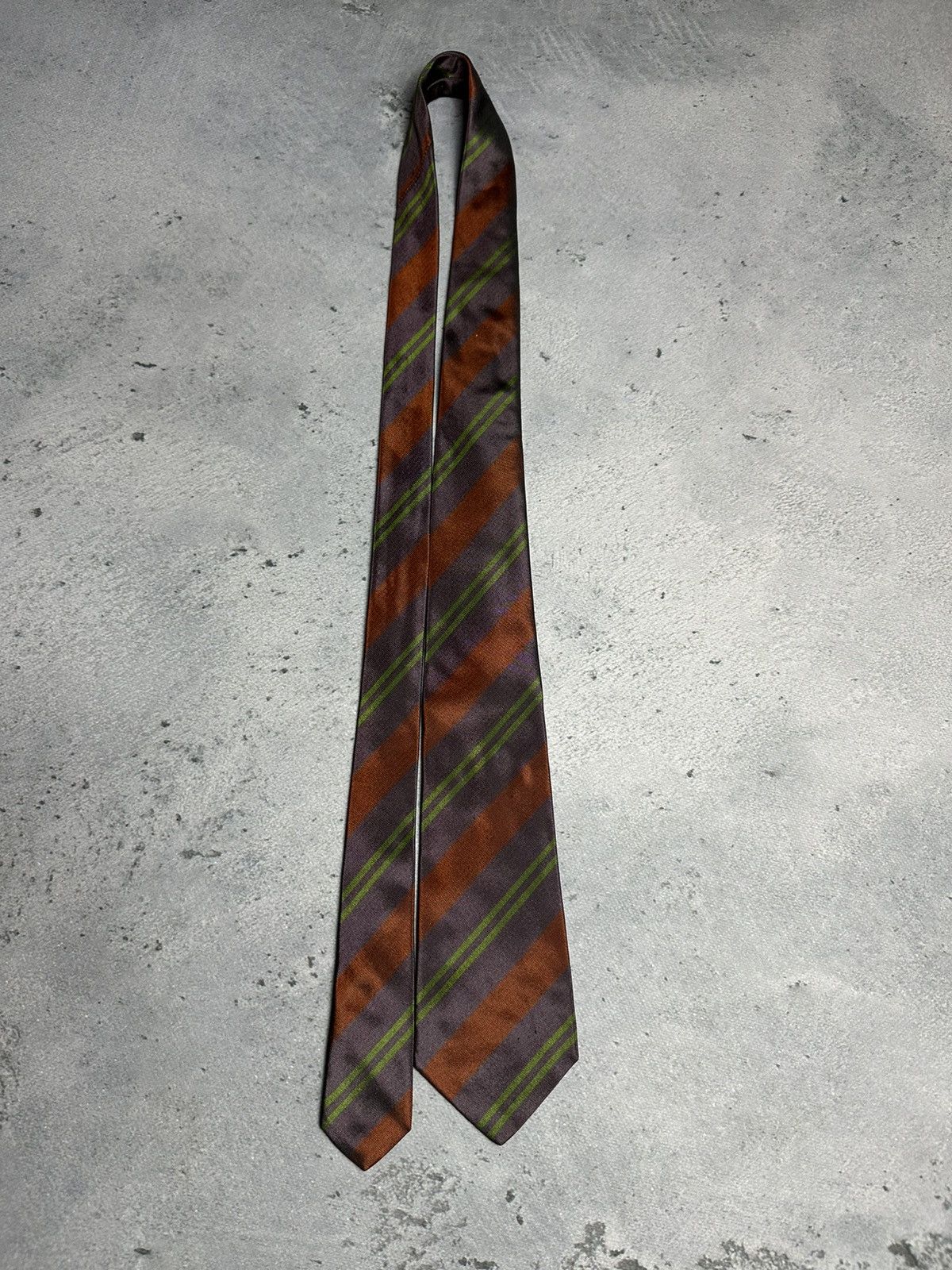 Kiton Rare Kiton Tie Striped Vintage Silk Tie 00s Luxury Item Size ONE SIZE - 3 Thumbnail